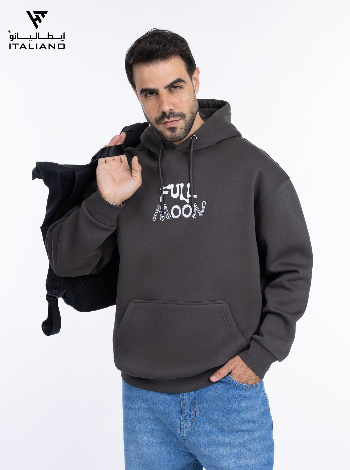 Men OverSize Hoodie Italiano90