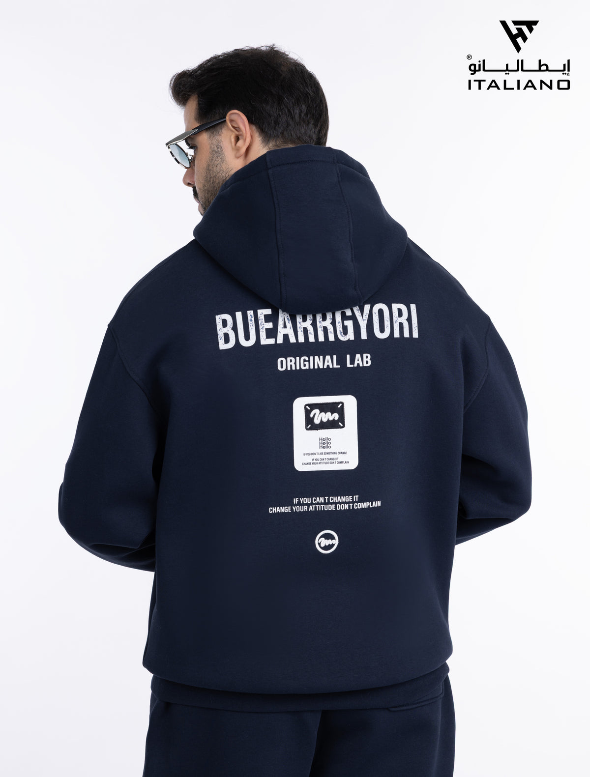 Men OverSize Hoodie Set Italiano121