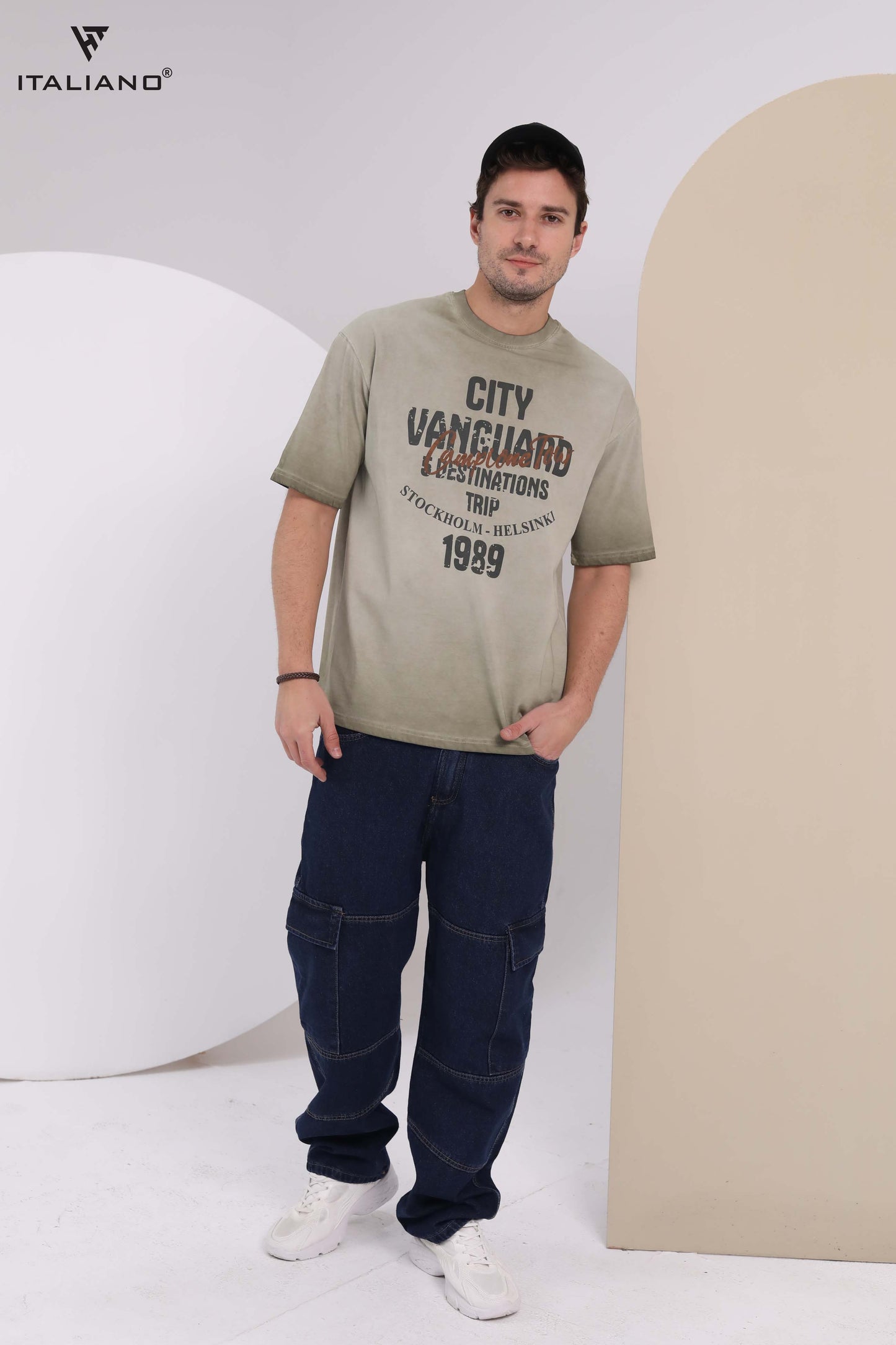 Men T-Shirt OverSize Italiano ITSH345