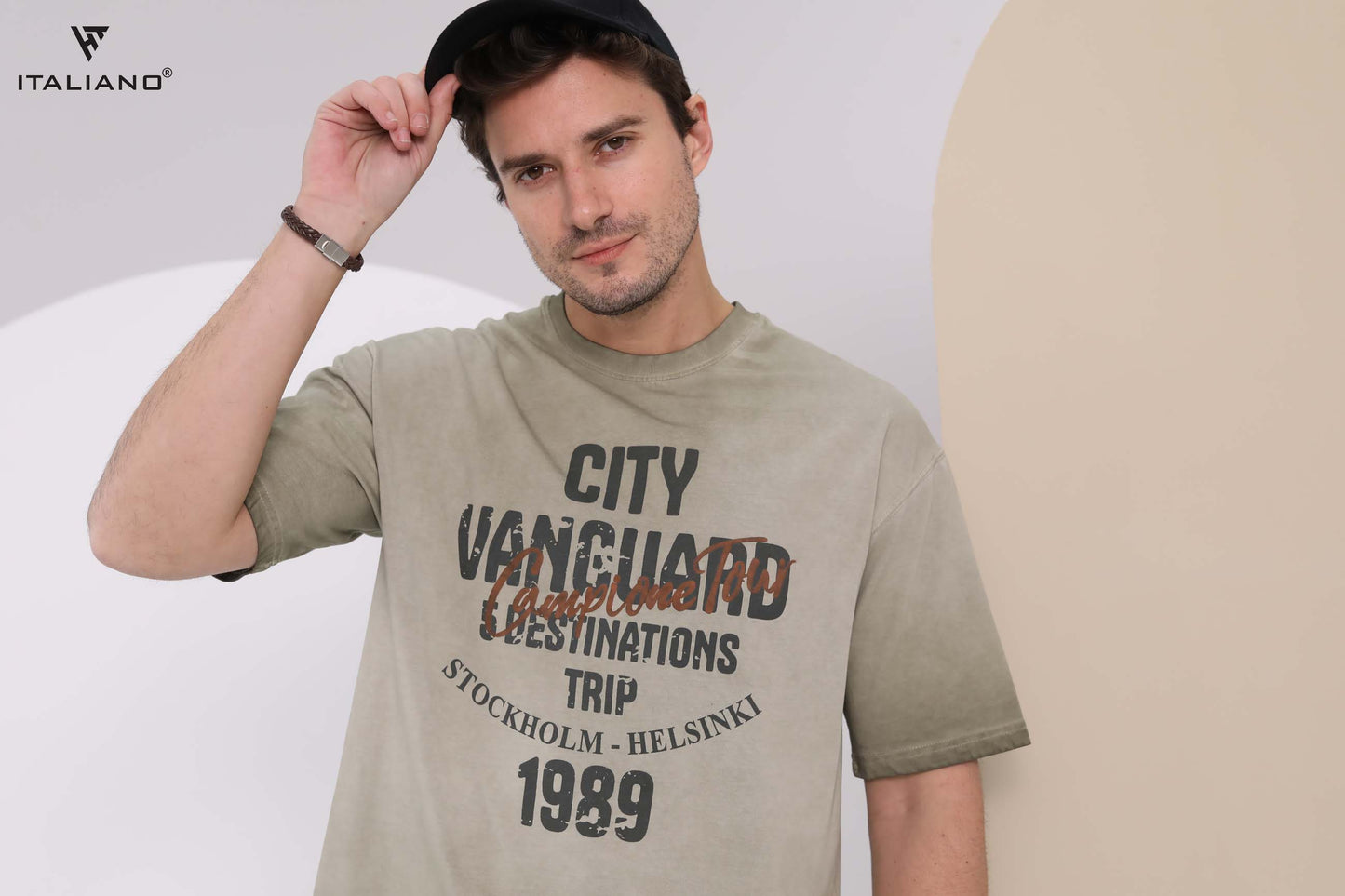 Men T-Shirt OverSize Italiano ITSH345