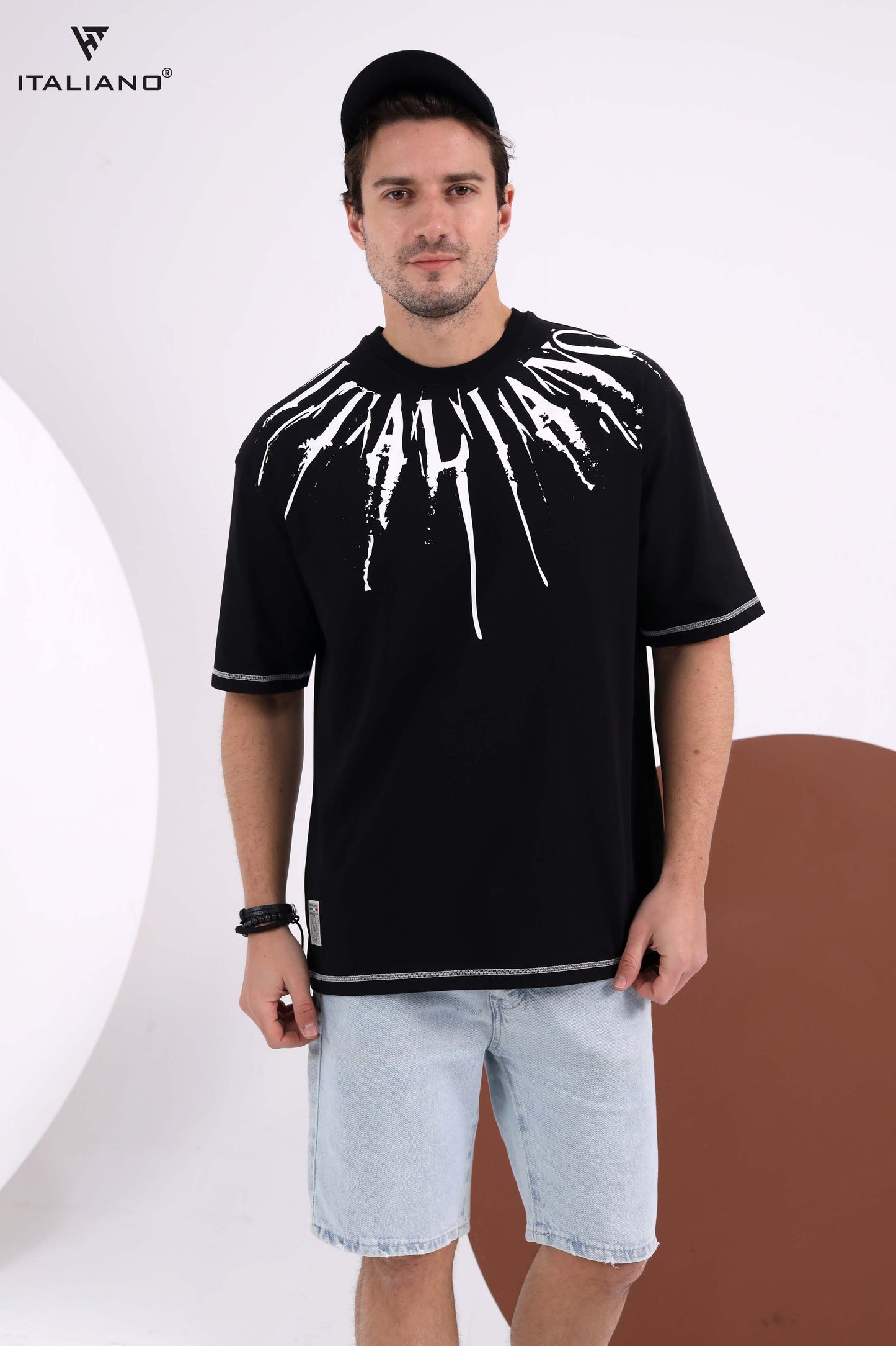 Men T-shirt Over size Italiano TS 264