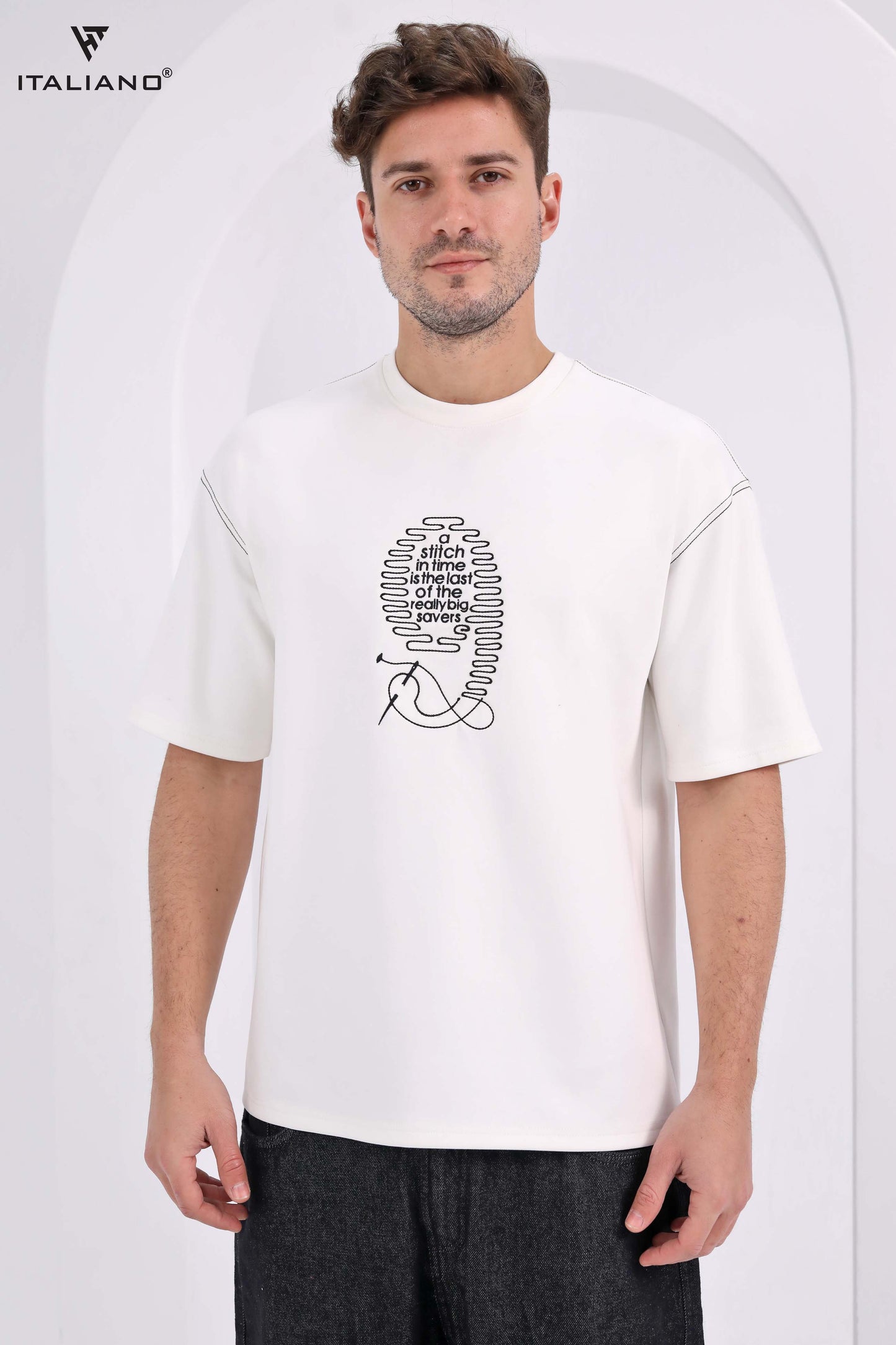 Men T-Shirt Italiano over size ITSH 296