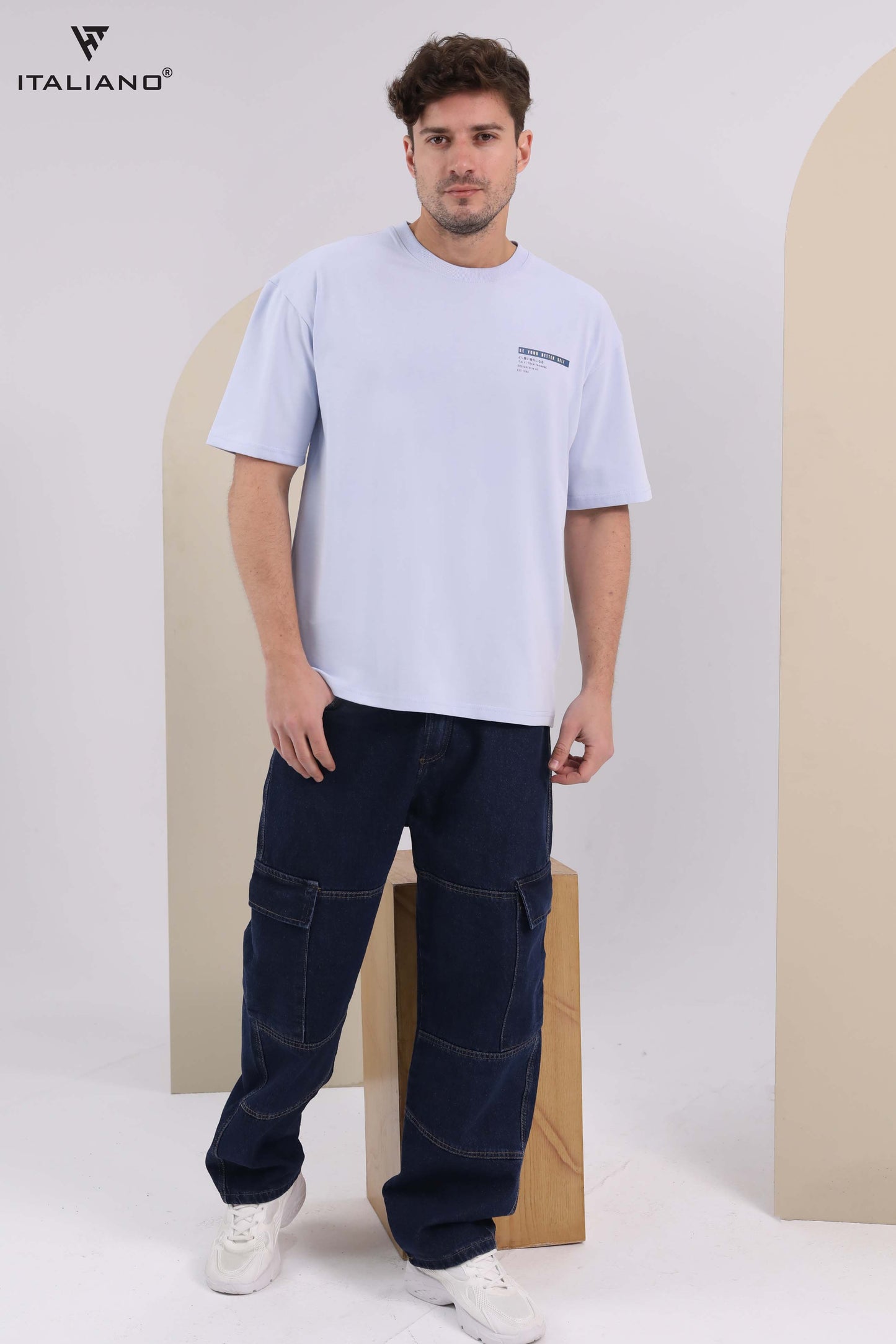 Men T-Shirt Italiano over size ITSH 164