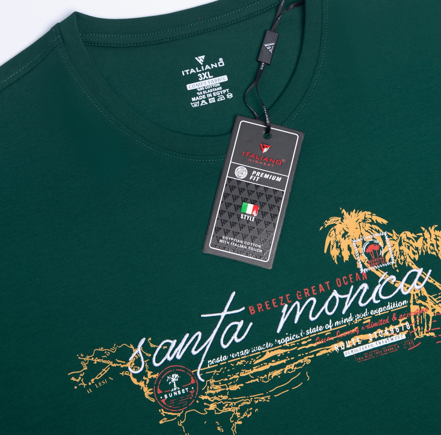 Men T-Shirt BigSize Italiano ITSH337
