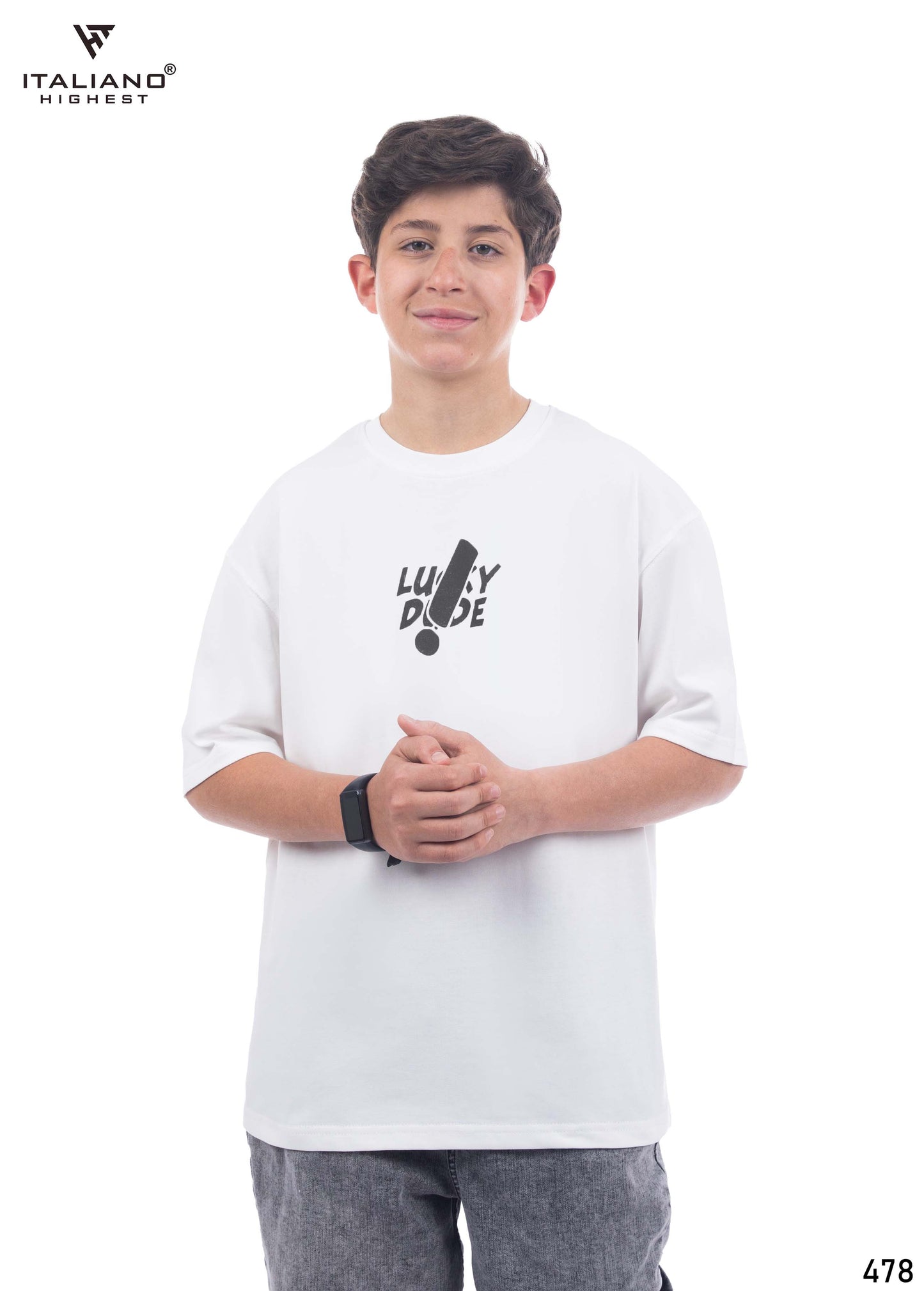 boys T-Shirt Italiano over size ITSH 478