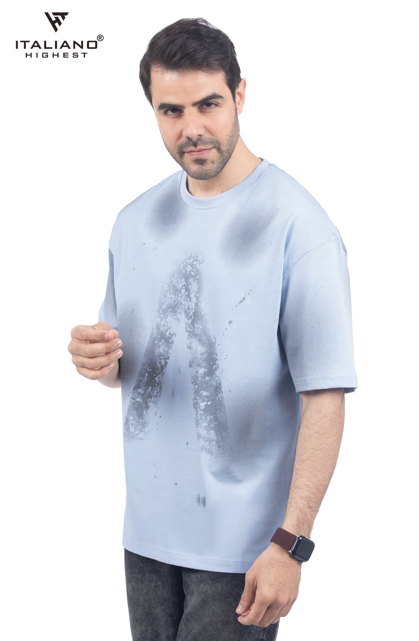 Men T-shirt Over size Italiano TS 437