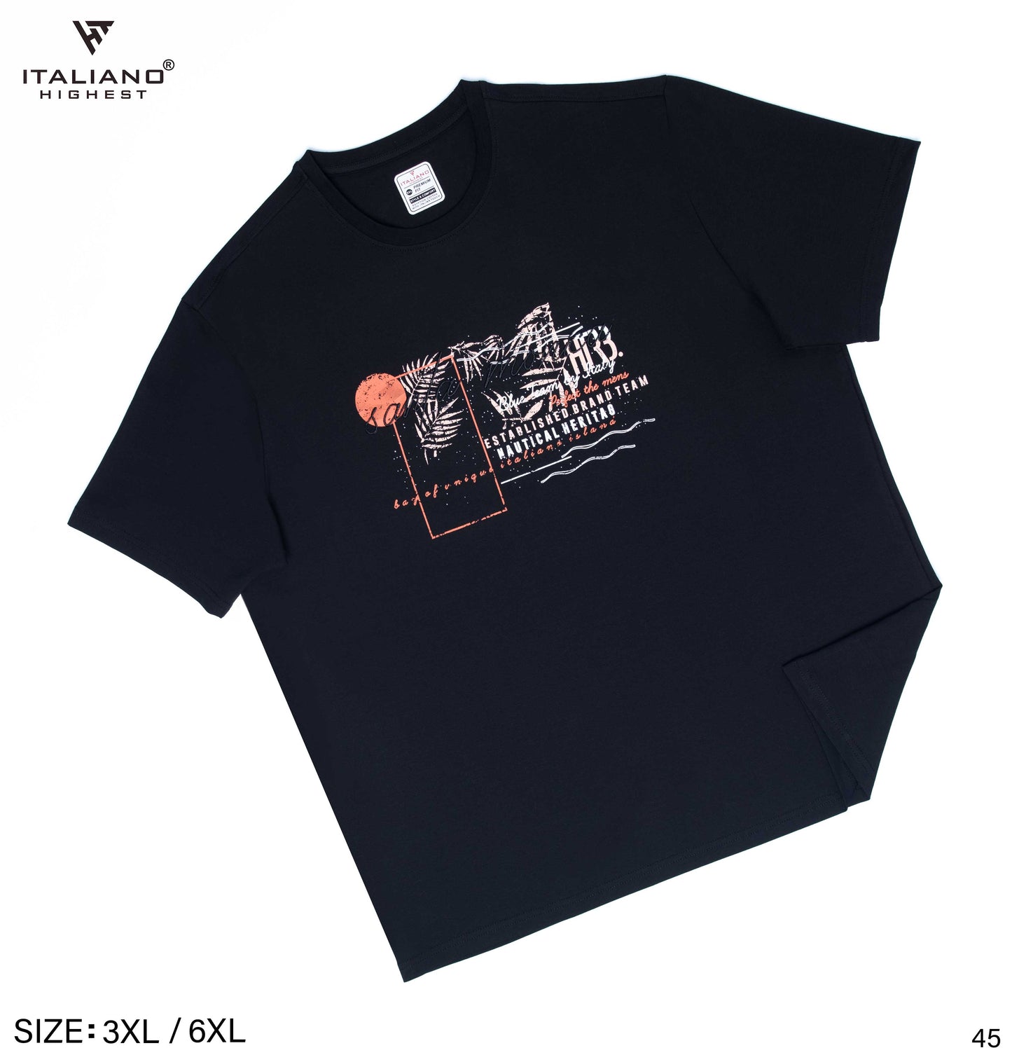 Men big size T-Shirt TSH 45