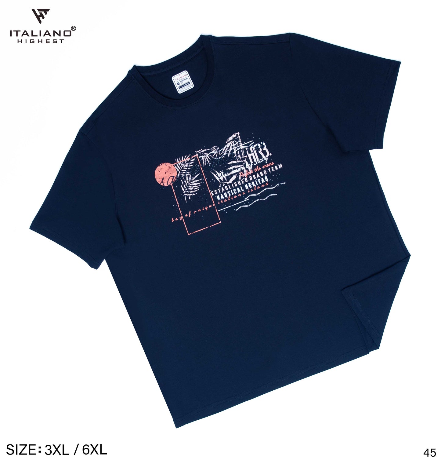 Men big size T-Shirt TSH 45