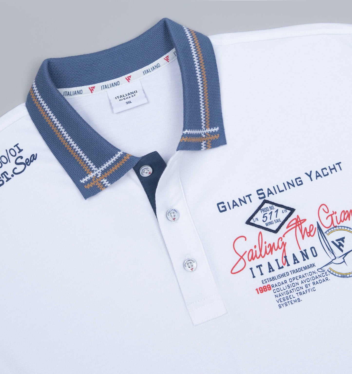 Men BigSize Polo T-Shirt Italiano ITSH012