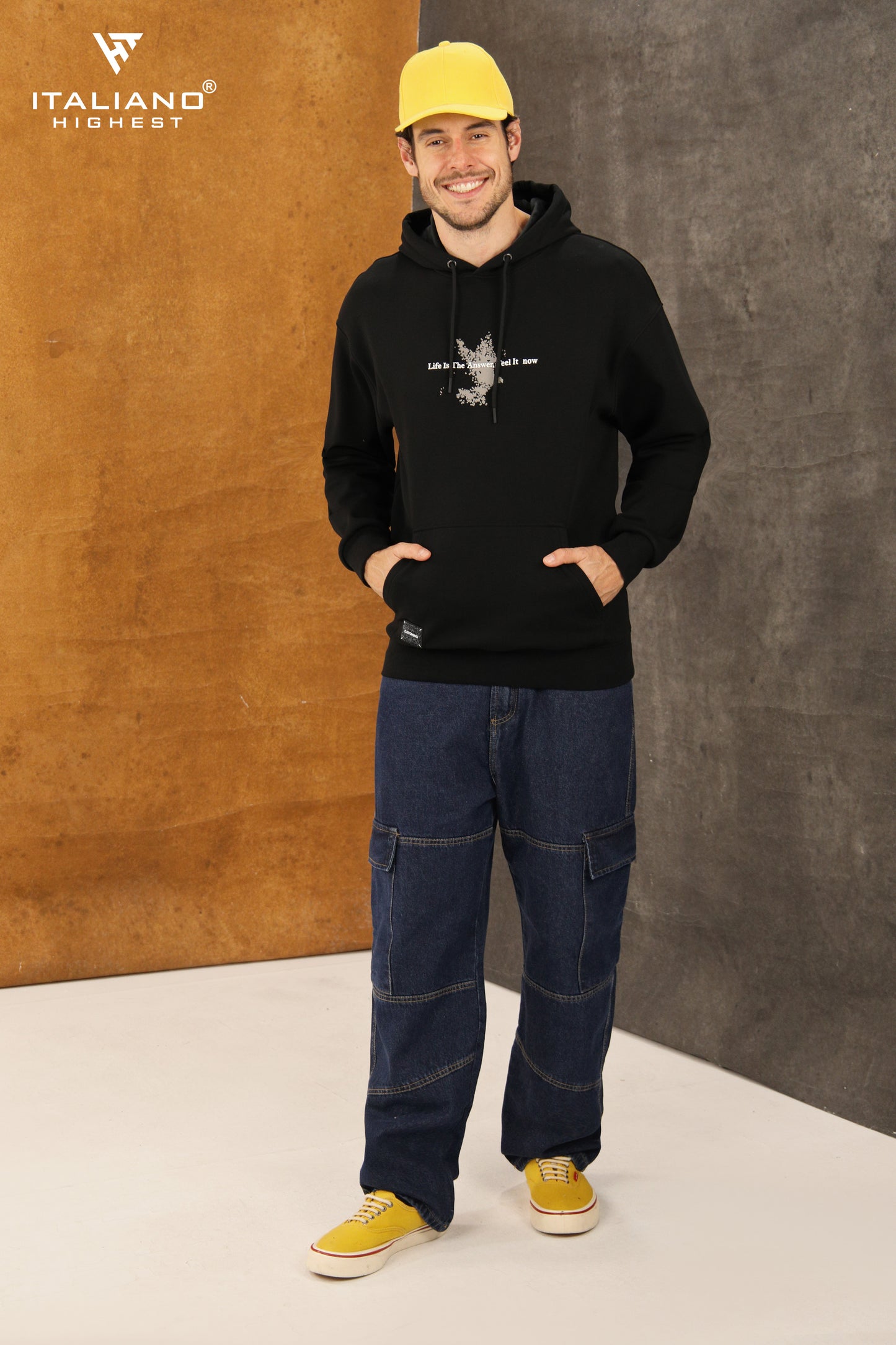 Men BigSize Hoodie ITBH1639