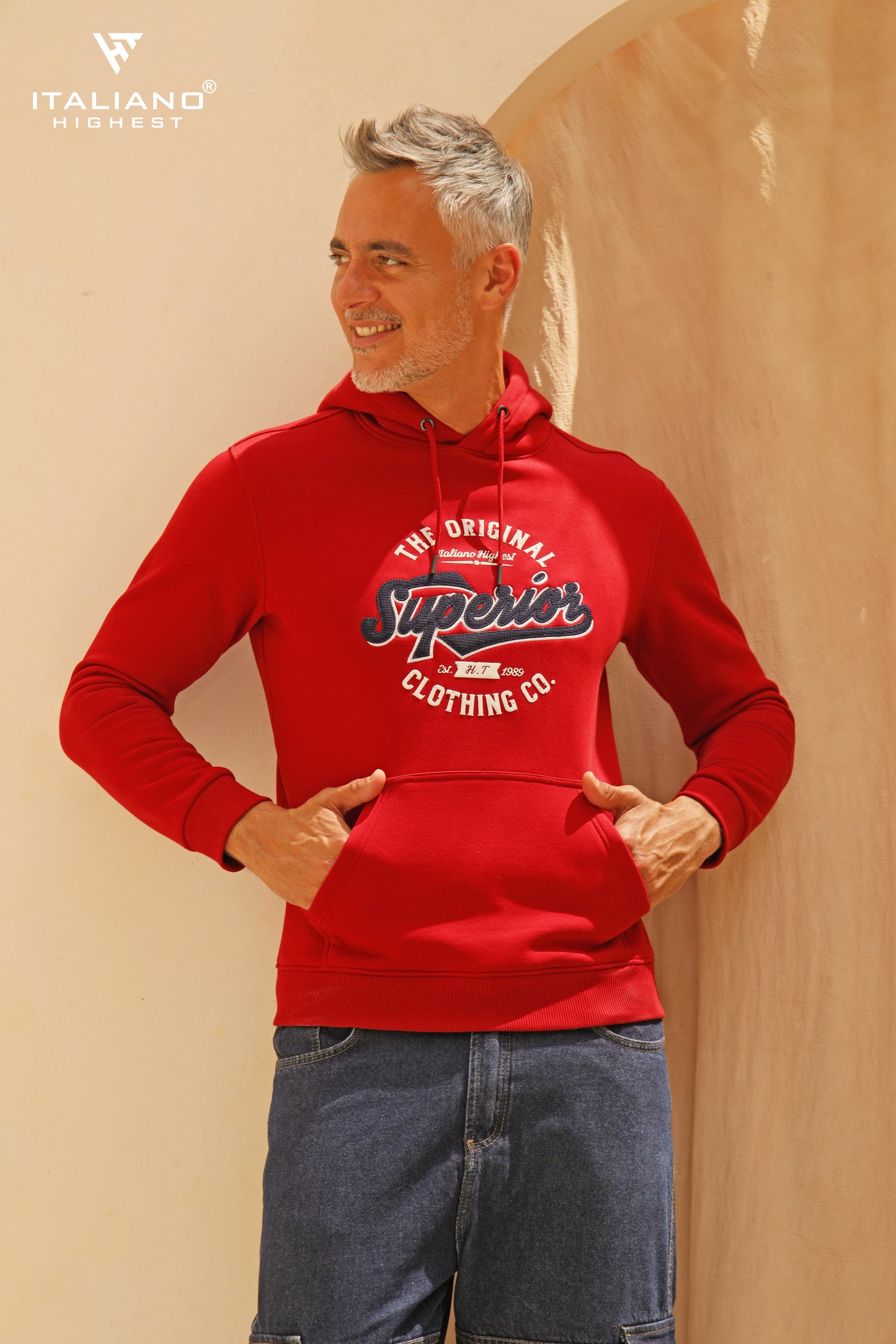 Men Hoodie T-Shirt ITHO41