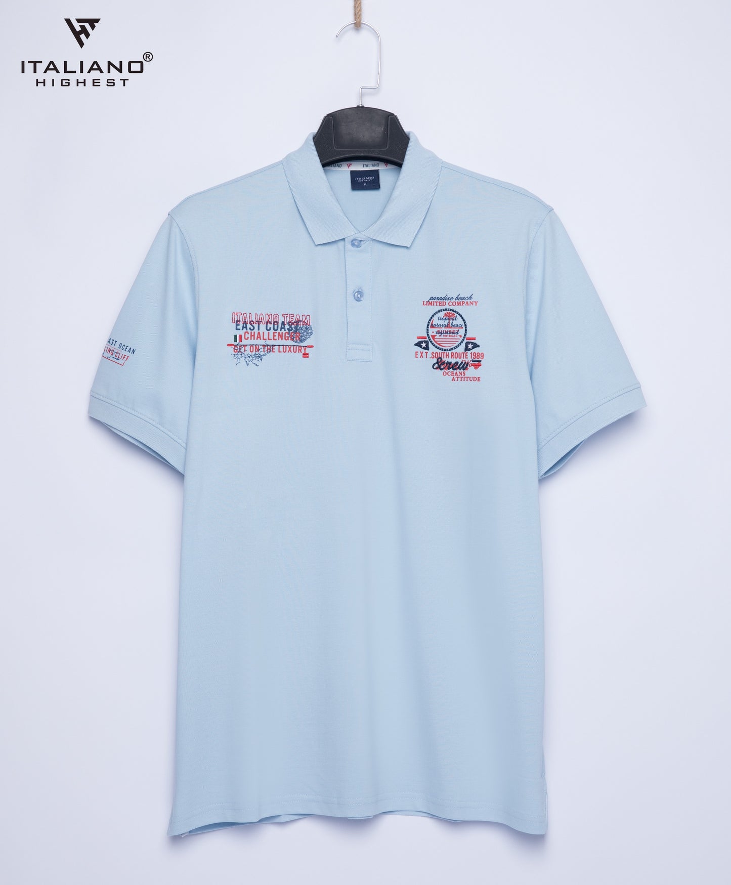 Men T-Shirt Polo Italiano ITSH07