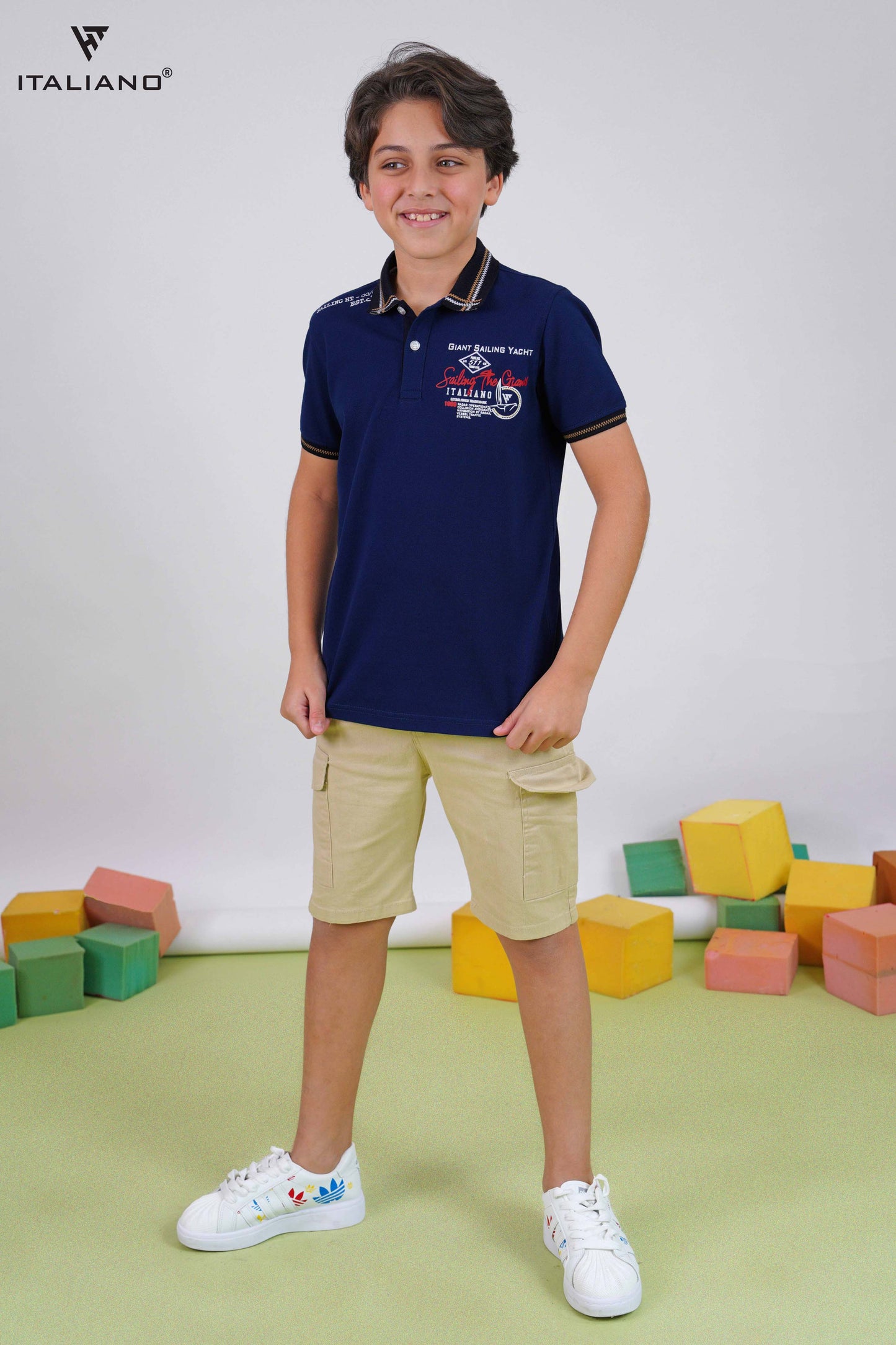 boys T-Shirt polo Italiano ITSH 10