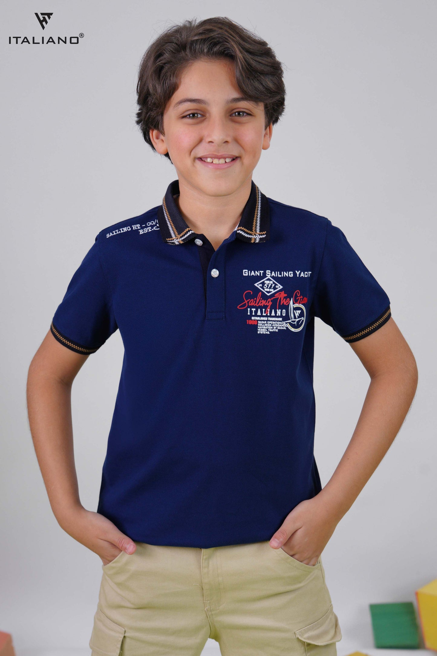boys T-Shirt polo Italiano ITSH 10