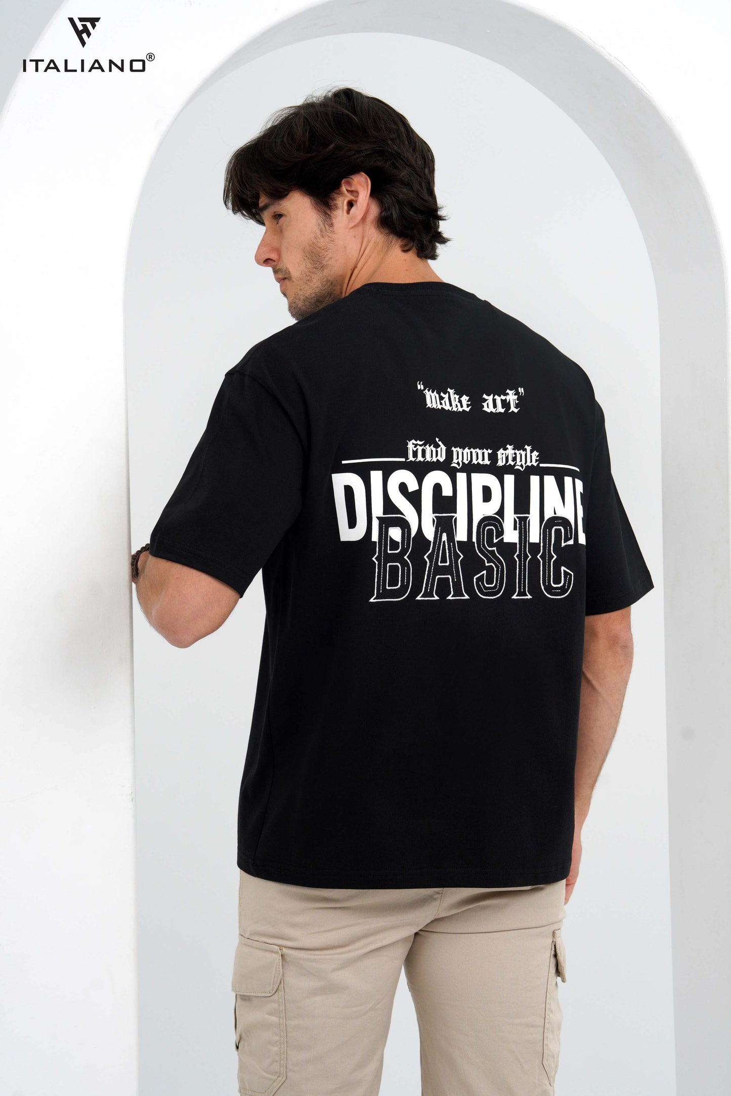 Men T-Shirt Oversize Italiano ITSH 1127