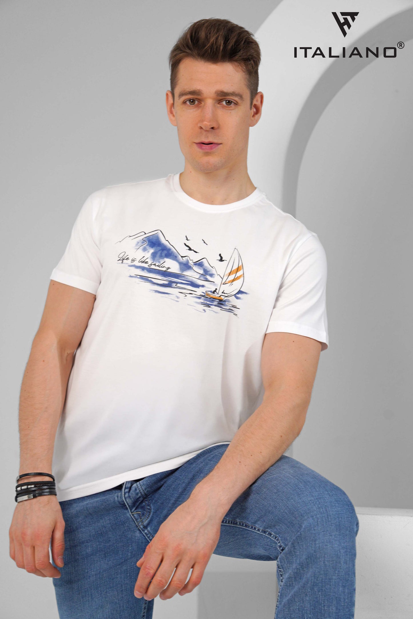 Men T-Shirt Italiano ITSH113