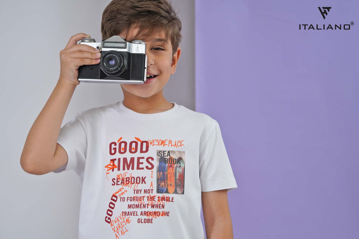 kids t-shirt italiano itsh 121