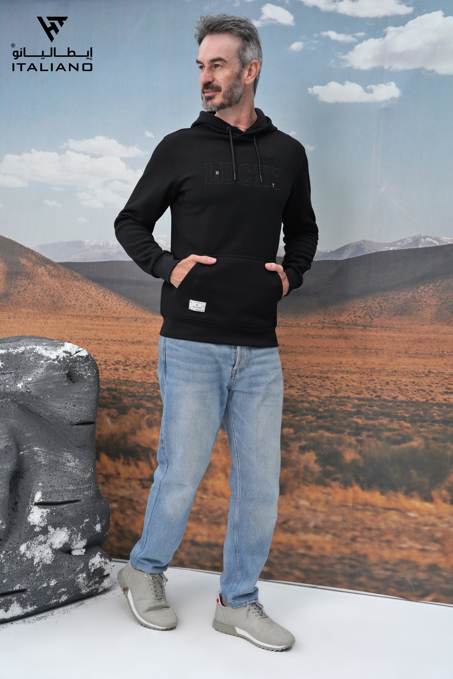 Men Hoodie T-Shirt ITHO 1744