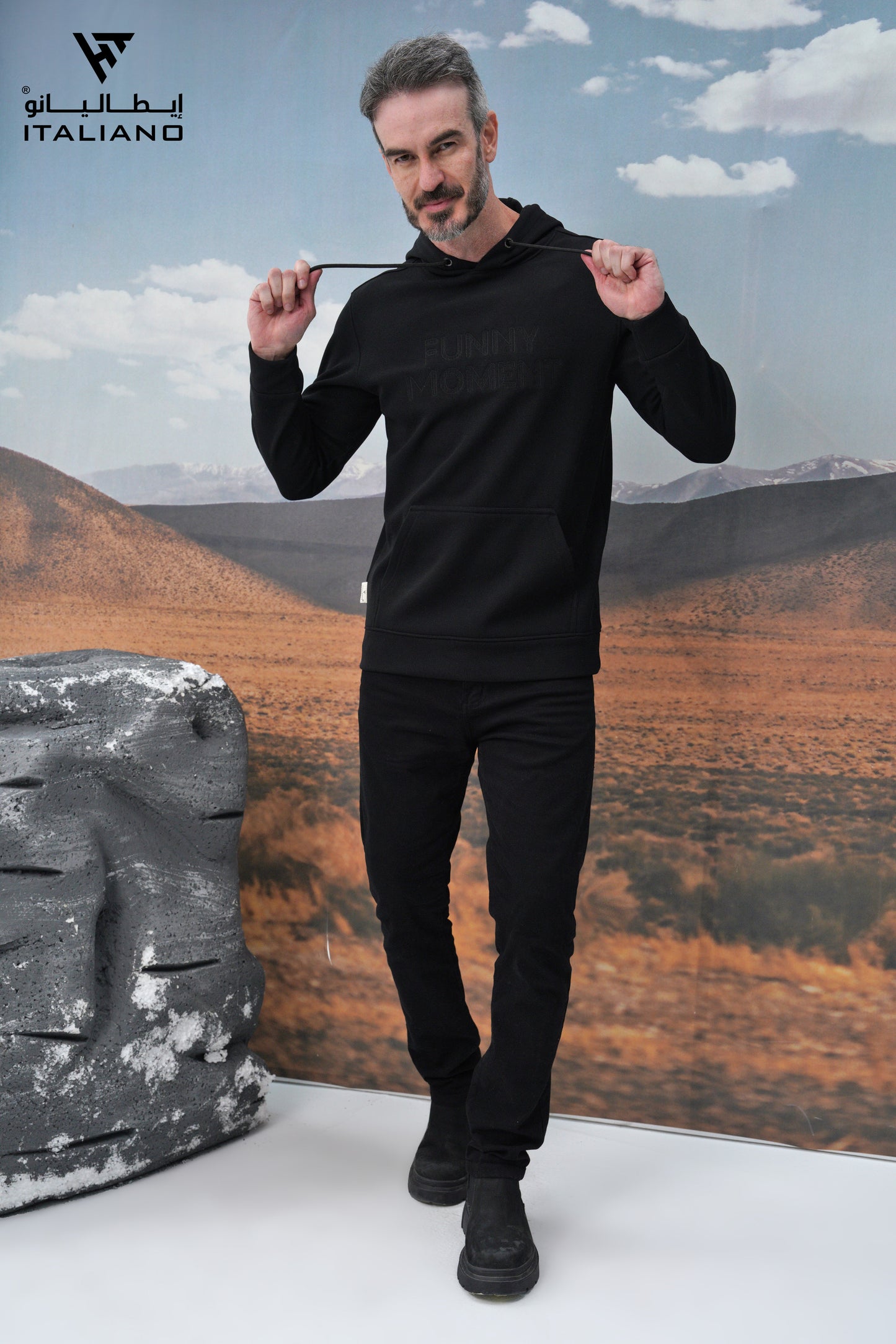 Men Hoodie T-Shirt ITHO 1744