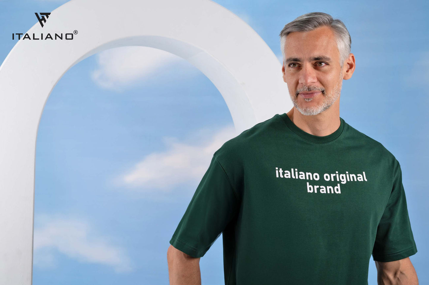 Men T-Shirt OverSize Italiano ITSH 1072