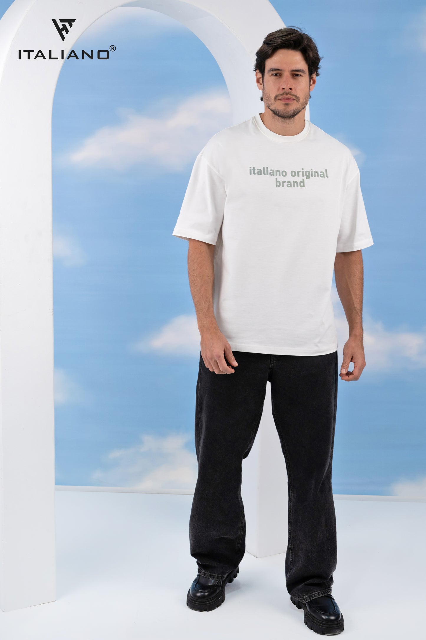 Men T-Shirt OverSize Italiano ITSH 1072