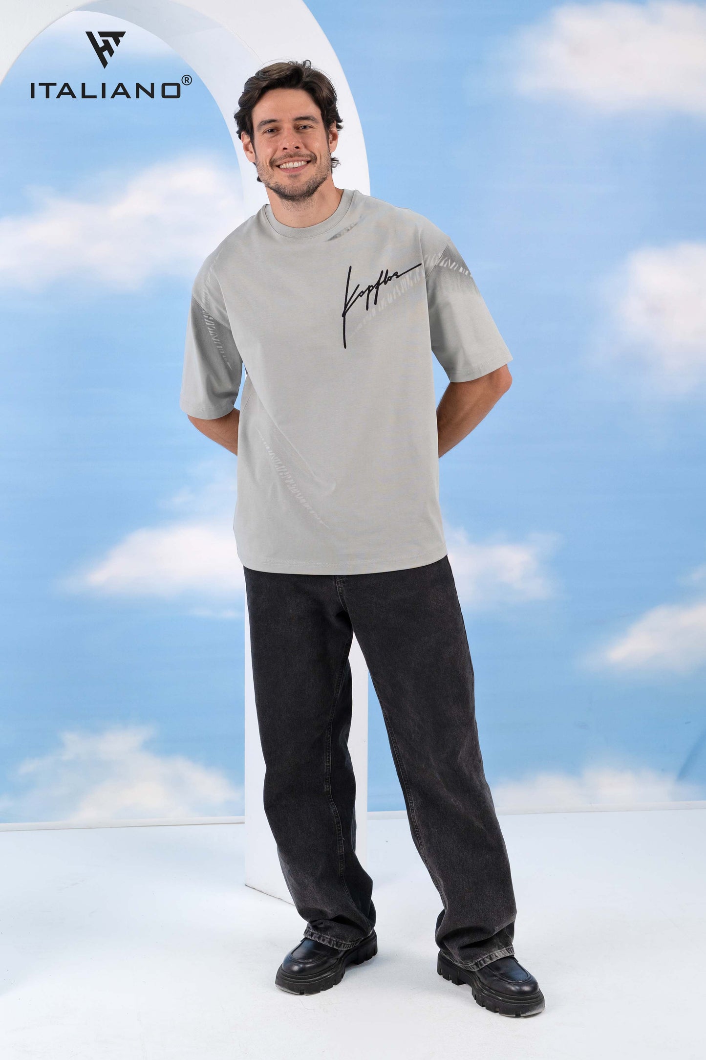 Men T-Shirt OverSize Italiano ITSH1087