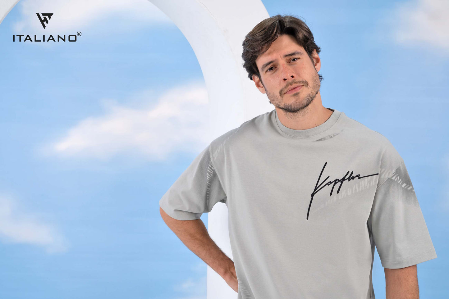 Men T-Shirt OverSize Italiano ITSH1087
