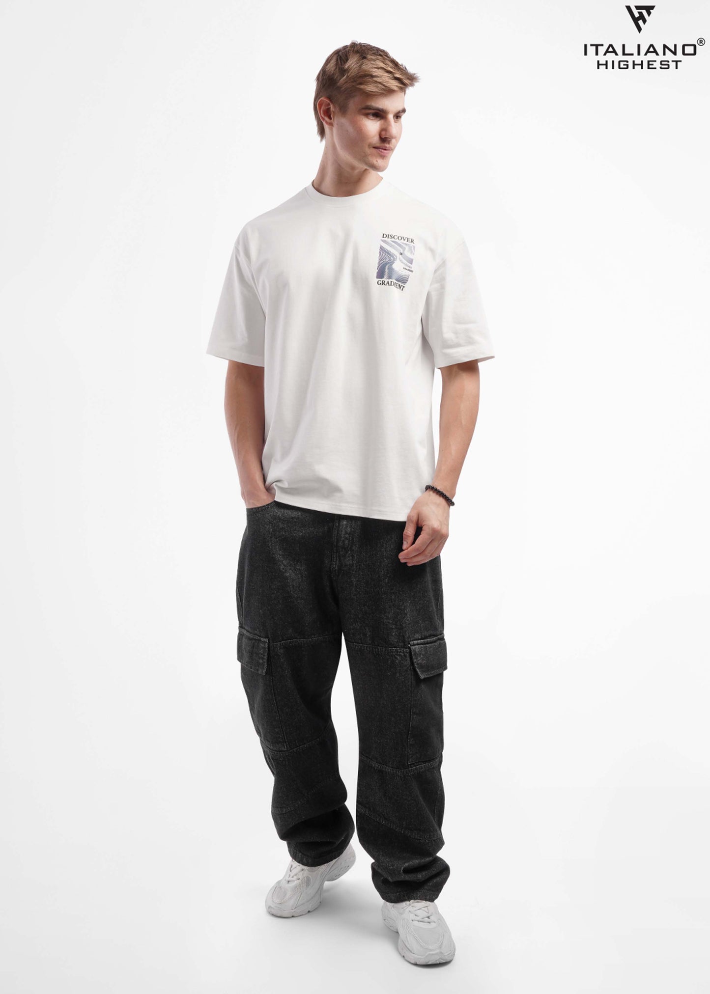 Men T-Shirt OverSize Italiano ITSH1022