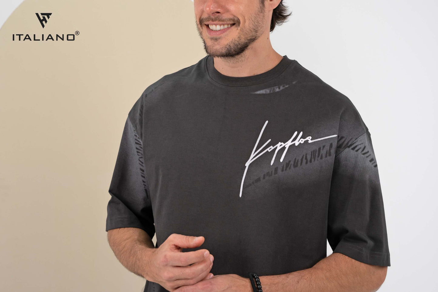 Men T-Shirt OverSize Italiano ITSH1087