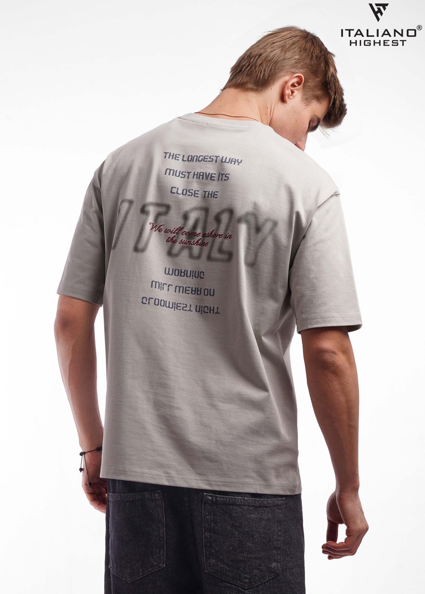 Men T-Shirt Italiano over size ITSH 1052