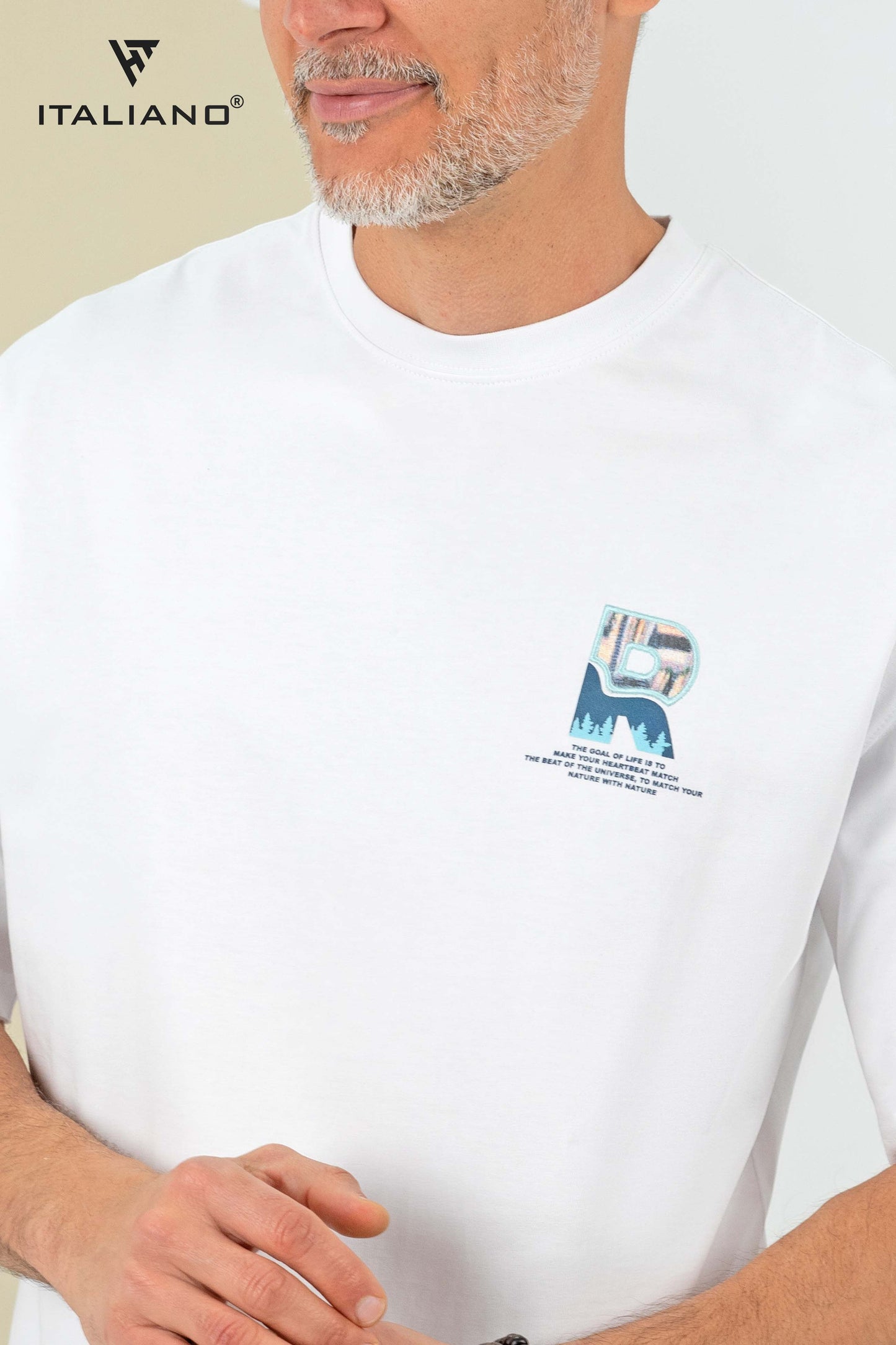 Men T-Shirt OverSize Italiano ITSH1083