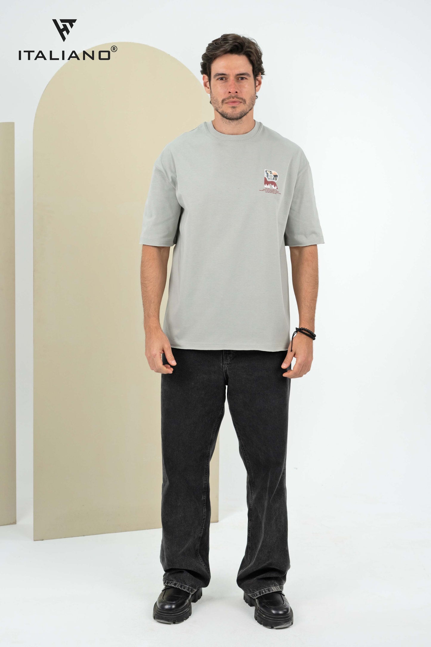 Men T-Shirt OverSize Italiano ITSH1083