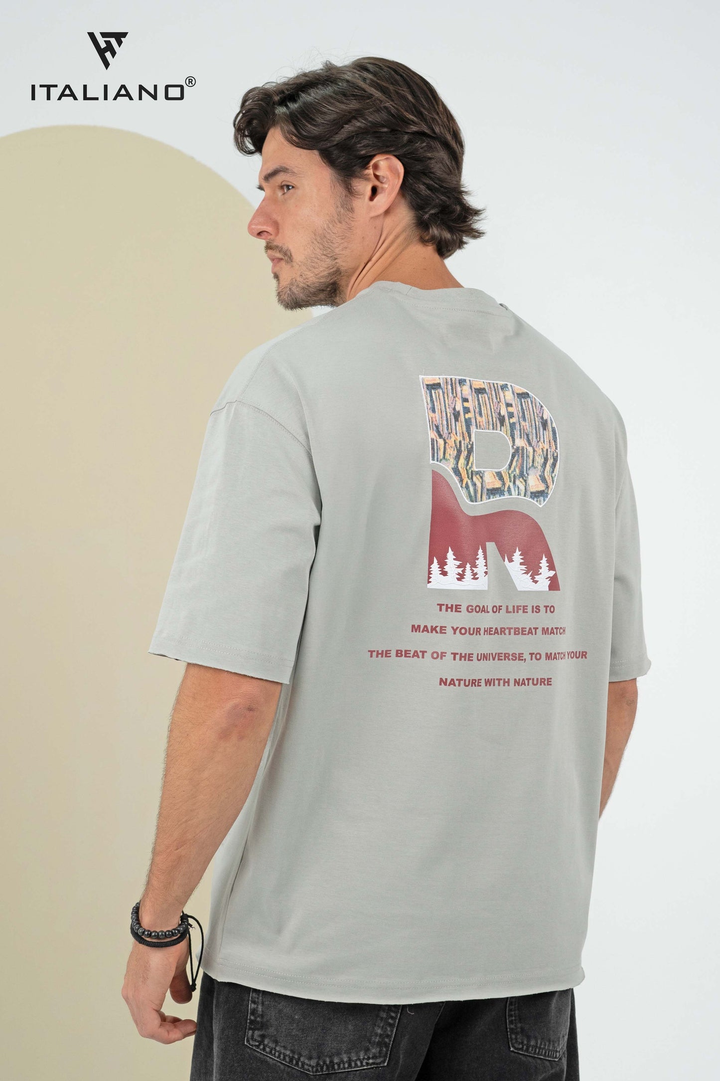 Men T-Shirt OverSize Italiano ITSH1083