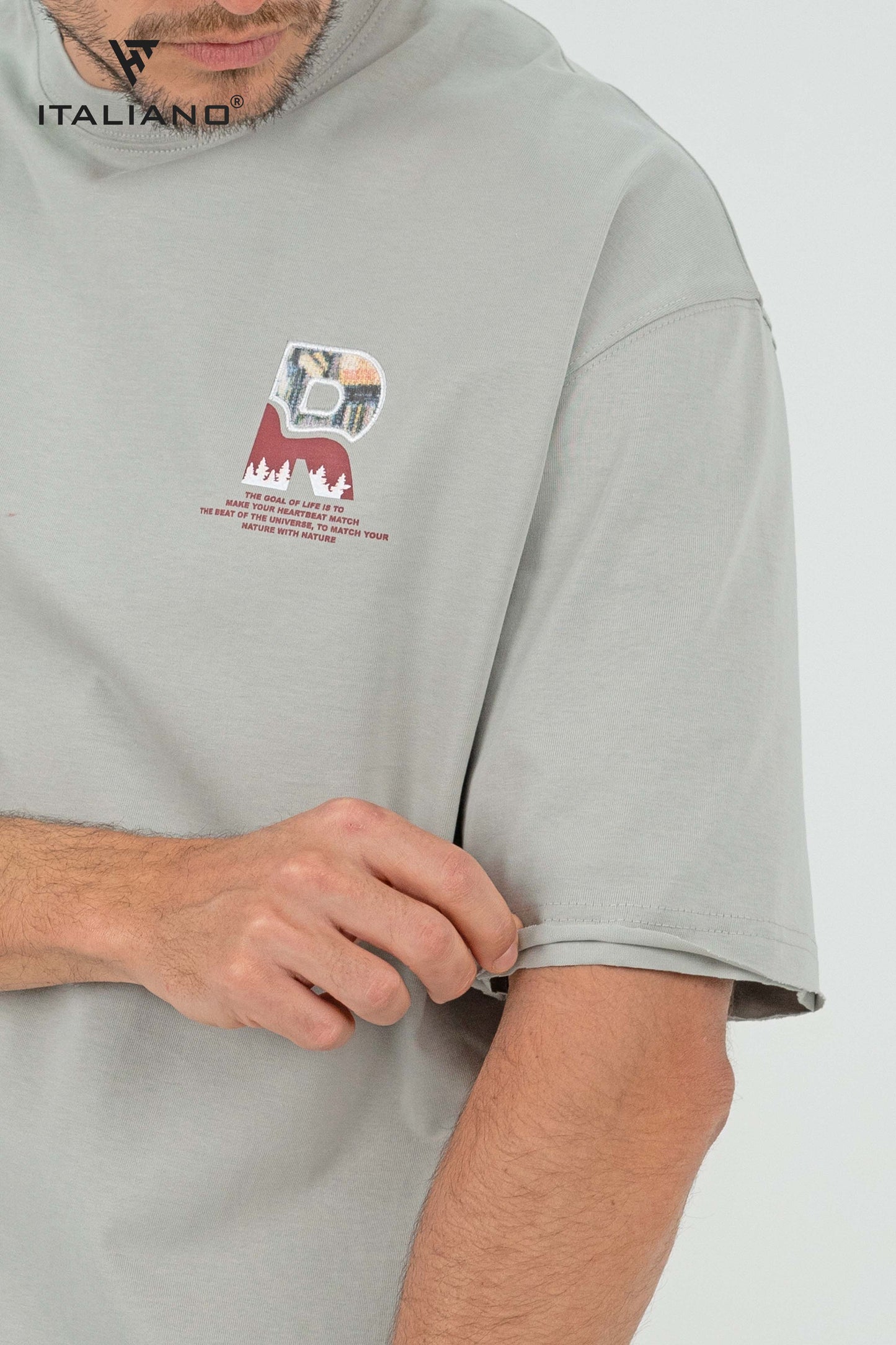 Men T-Shirt OverSize Italiano ITSH1083