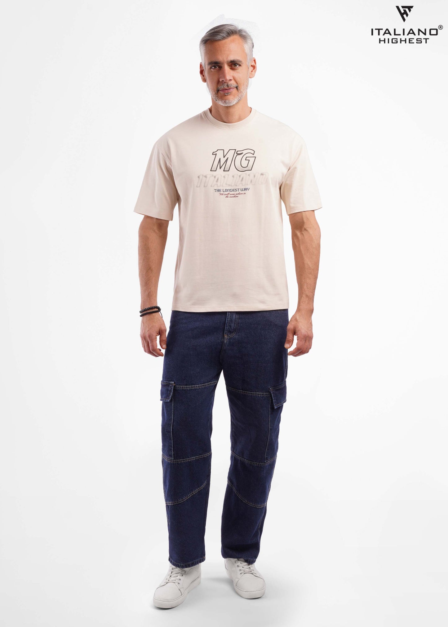 Men T-Shirt Italiano over size ITSH 1052