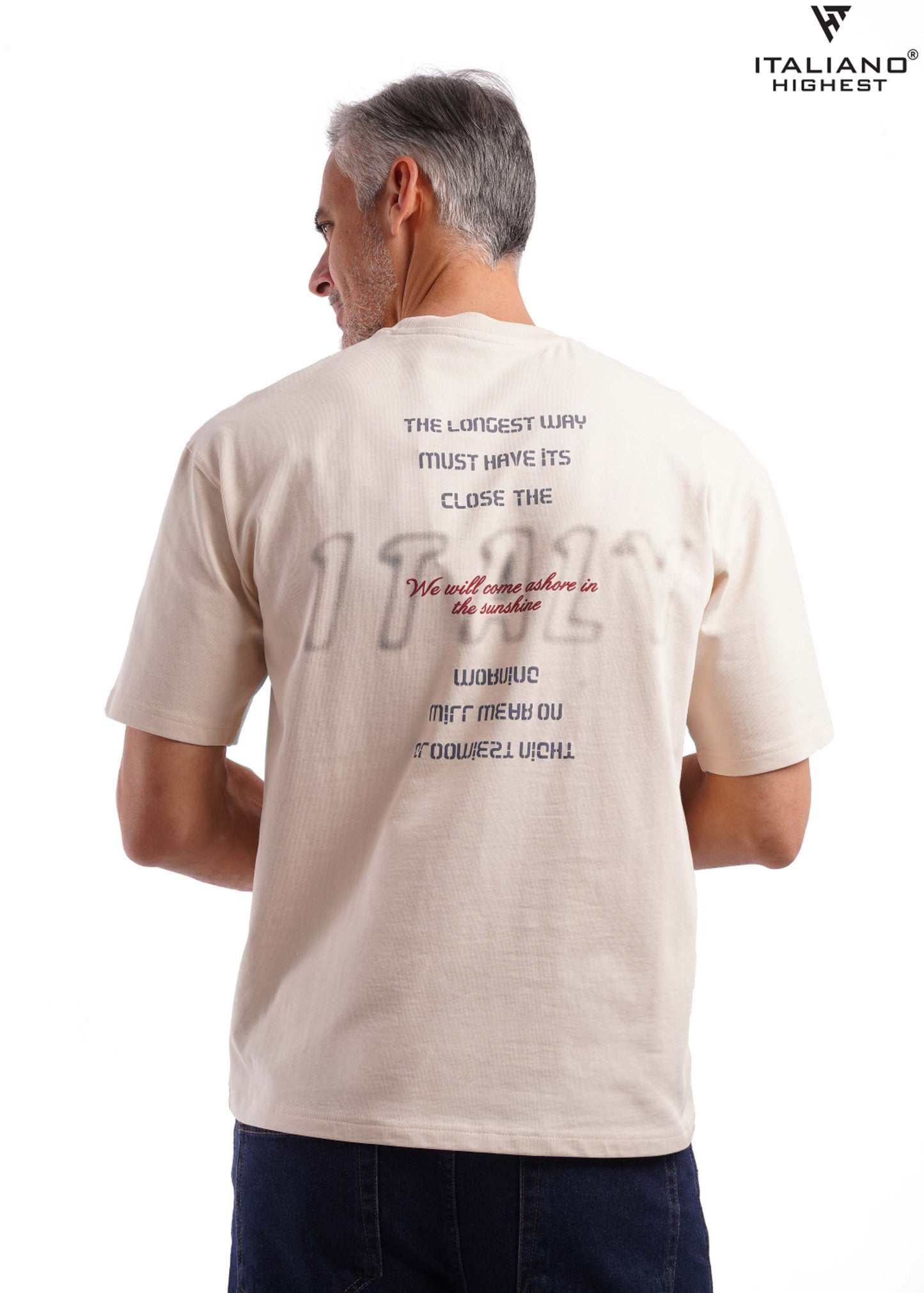 Men T-Shirt Italiano over size ITSH 1052