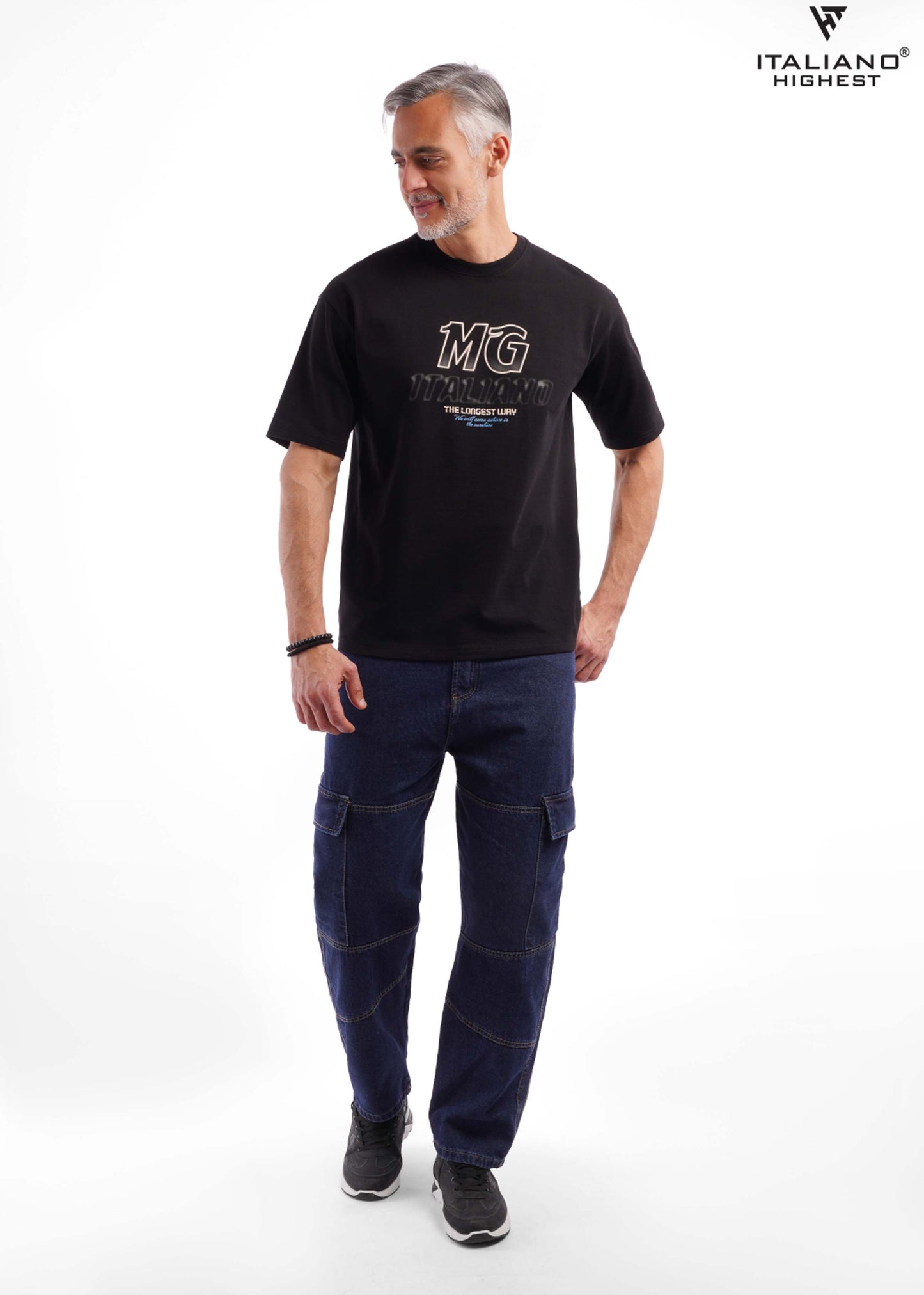 Men T-Shirt Italiano over size ITSH 1052