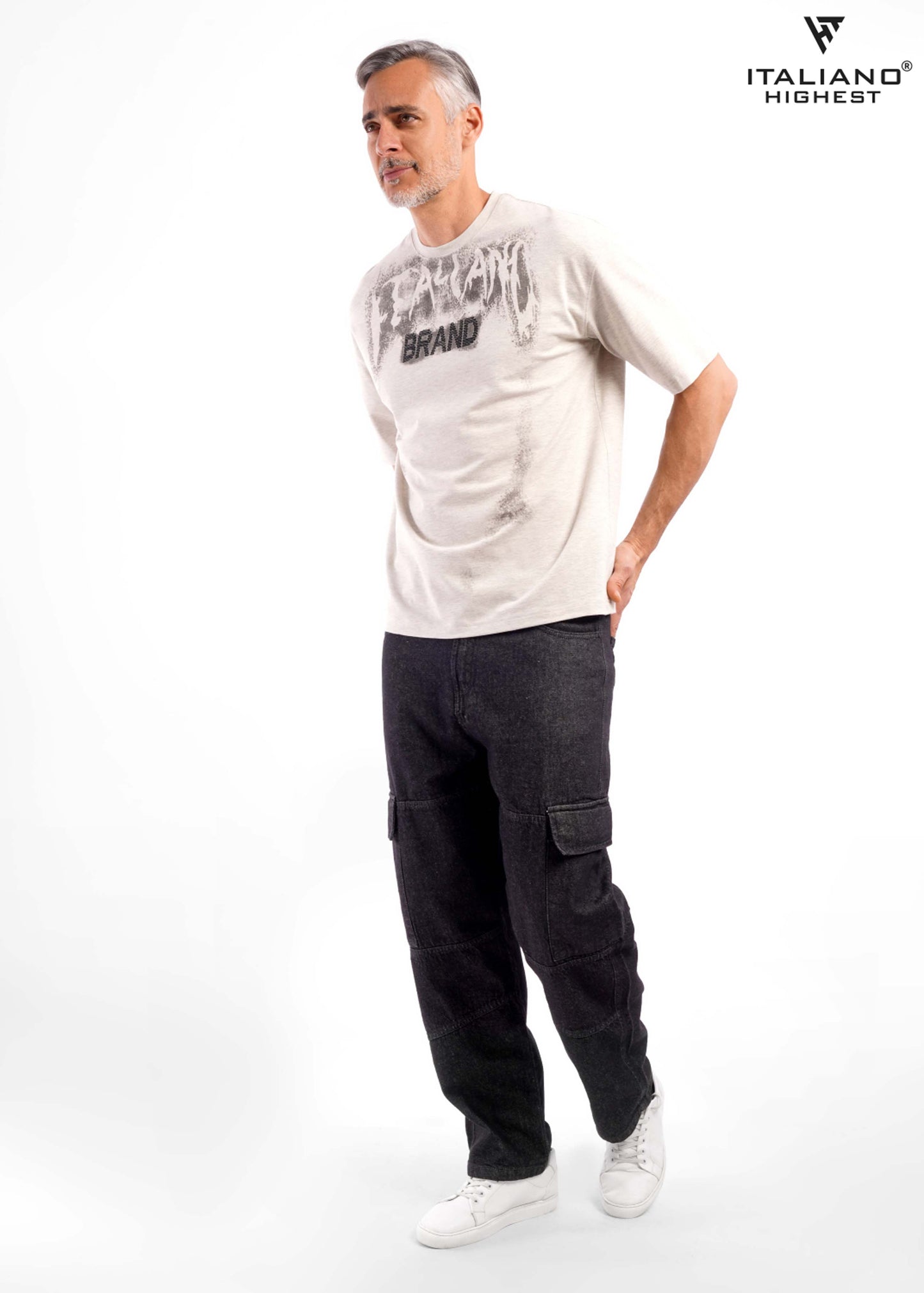 Men T-Shirt OverSize Italiano ITSH1006