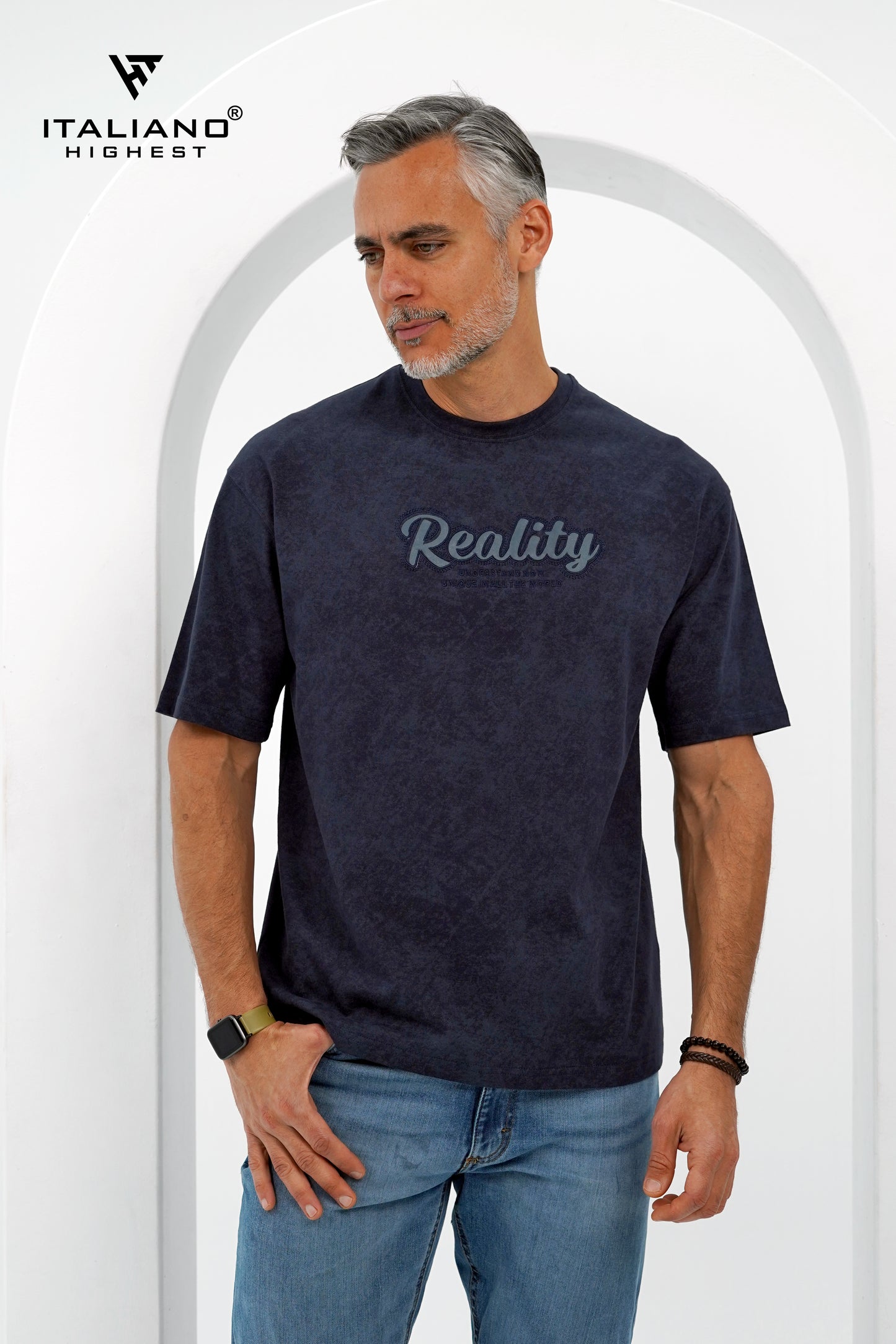 Men T-Shirt OverSize Italiano ITSH 1153