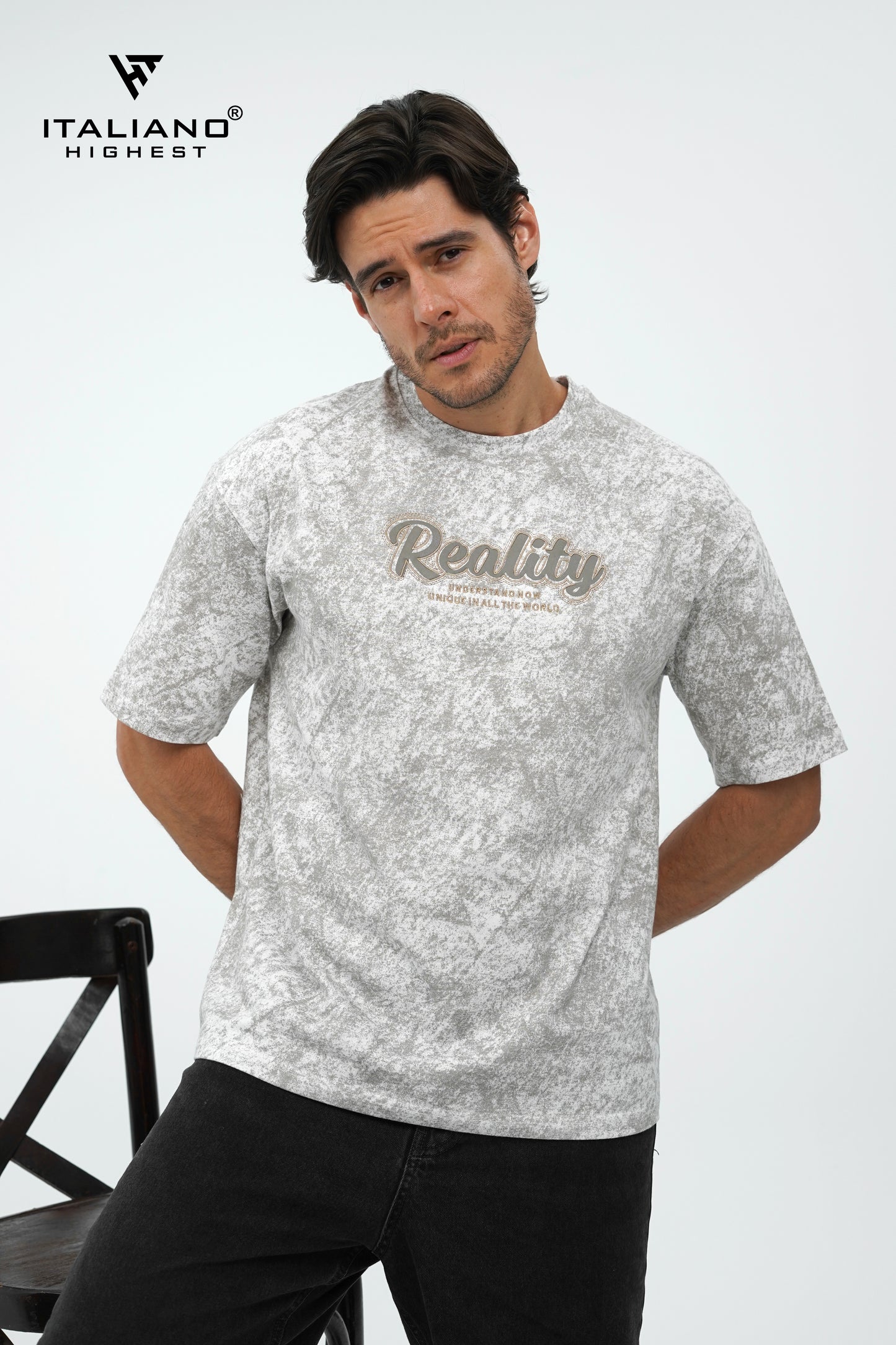 Men T-Shirt OverSize Italiano ITSH 1153