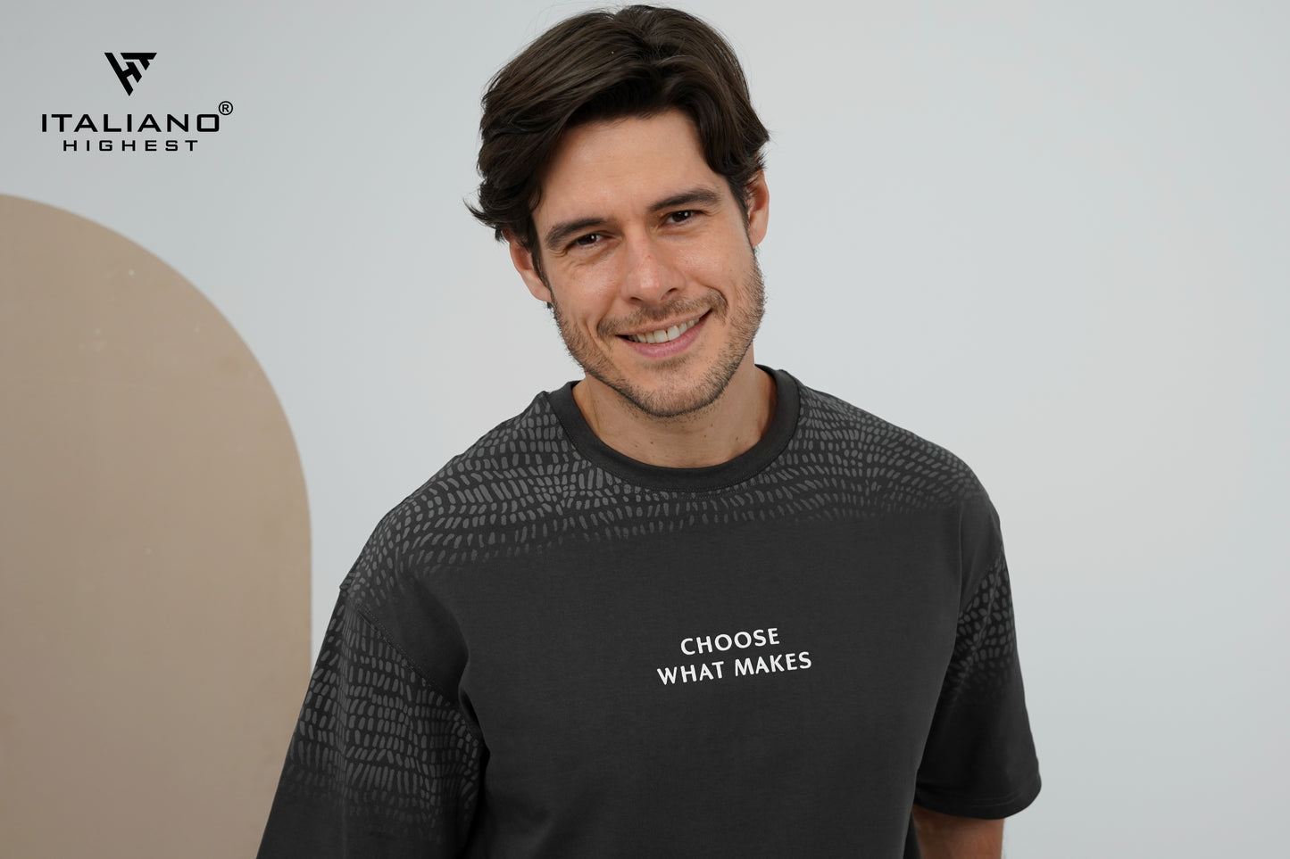 Men T-Shirt OverSize Italiano ITSH 1150