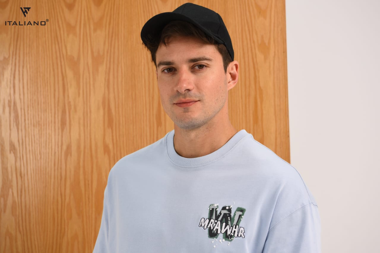 Men T-Shirt OverSize Italiano ITSH443