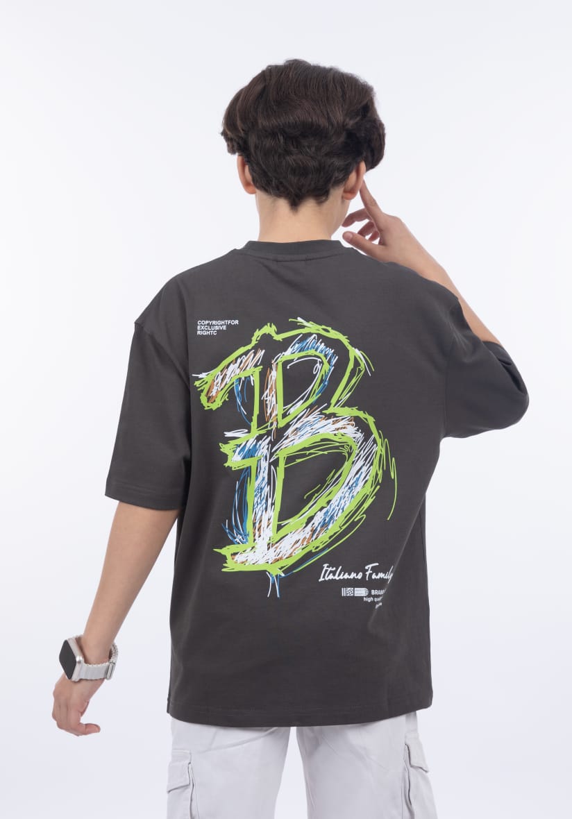 Boys T-Shirt OverSize Italiano ITSH1035