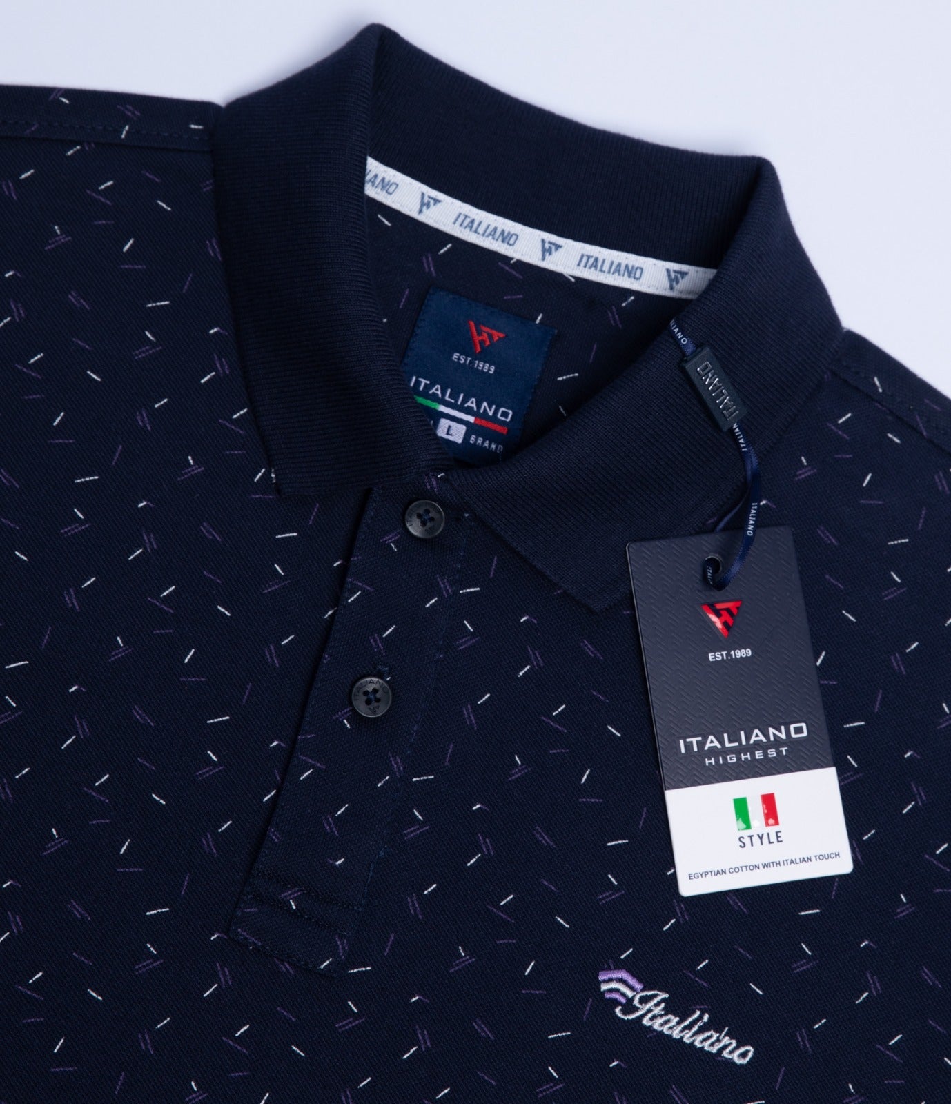 Men T-Shirt polo Italiano ITSH 516