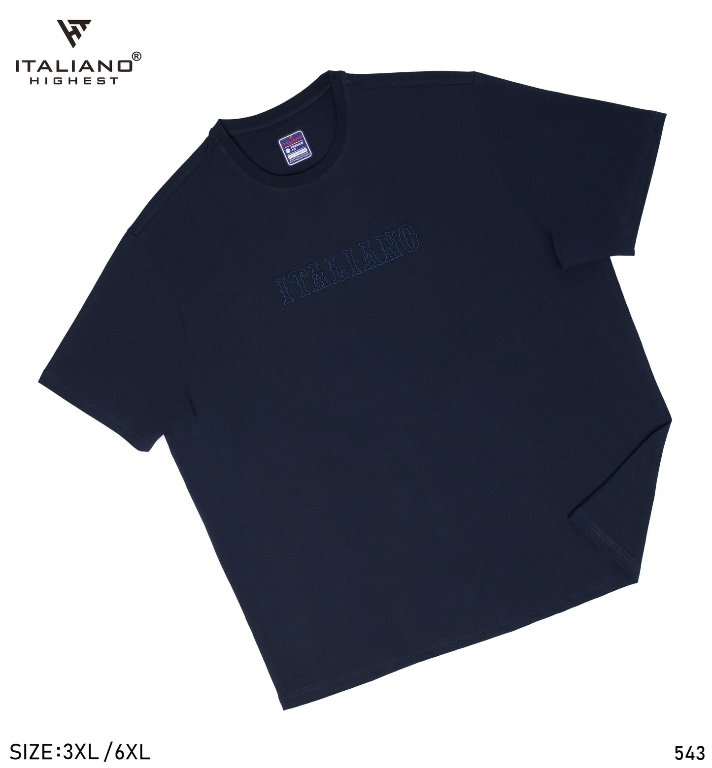 Men T-Shirt BigSize Italiano ITSH543