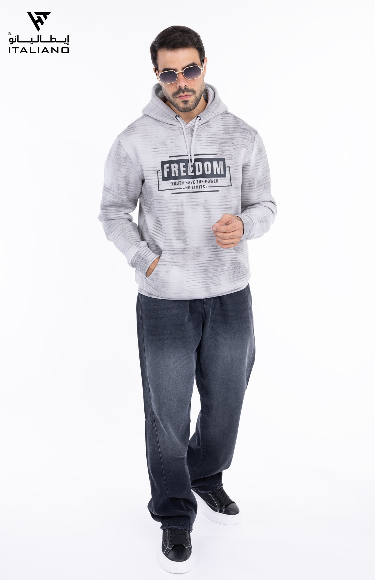 Men Hoodie Italiano815