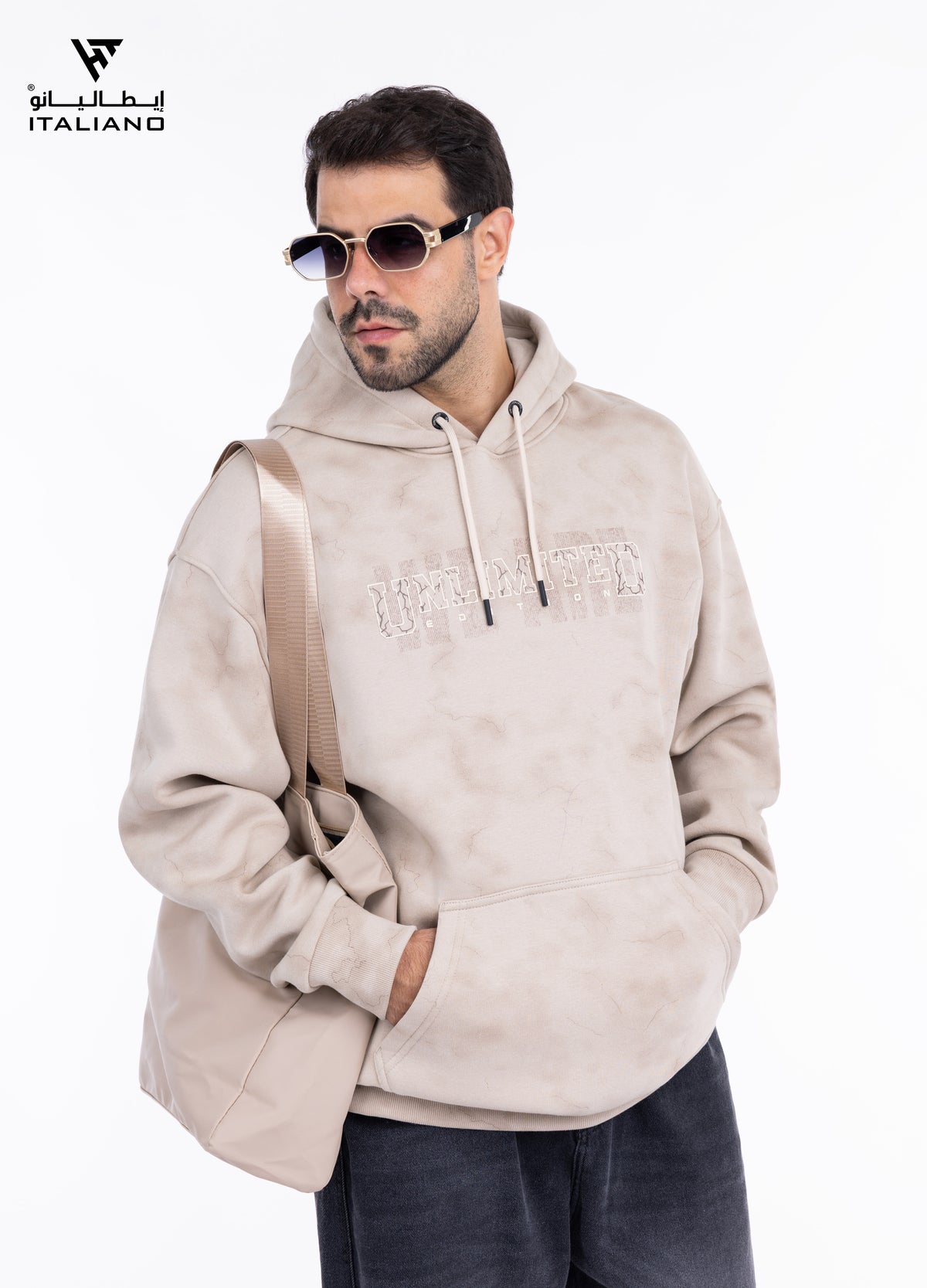 Men OverSize Hoodie Italiano119