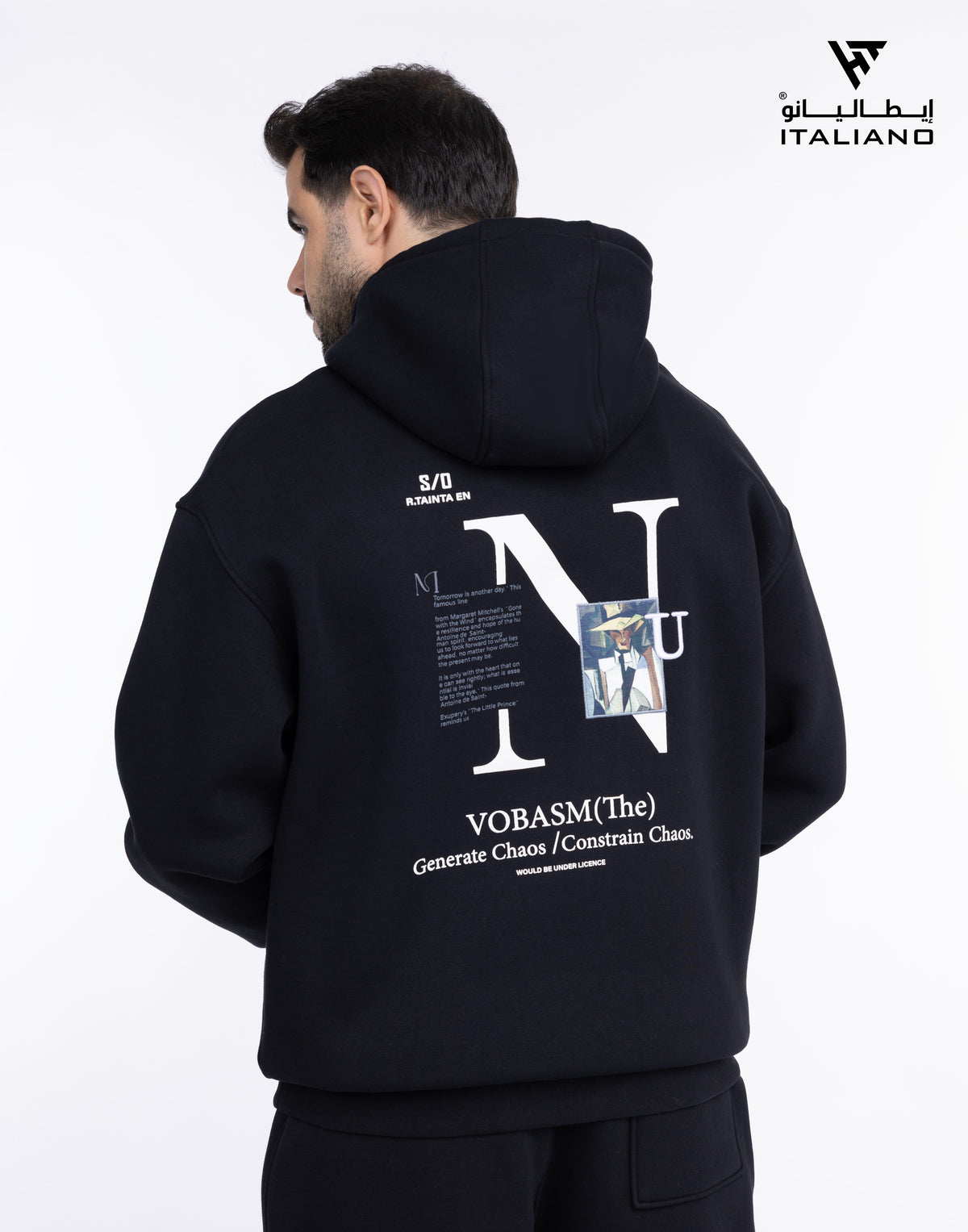 Men OverSize Hoodie Set Italiano101