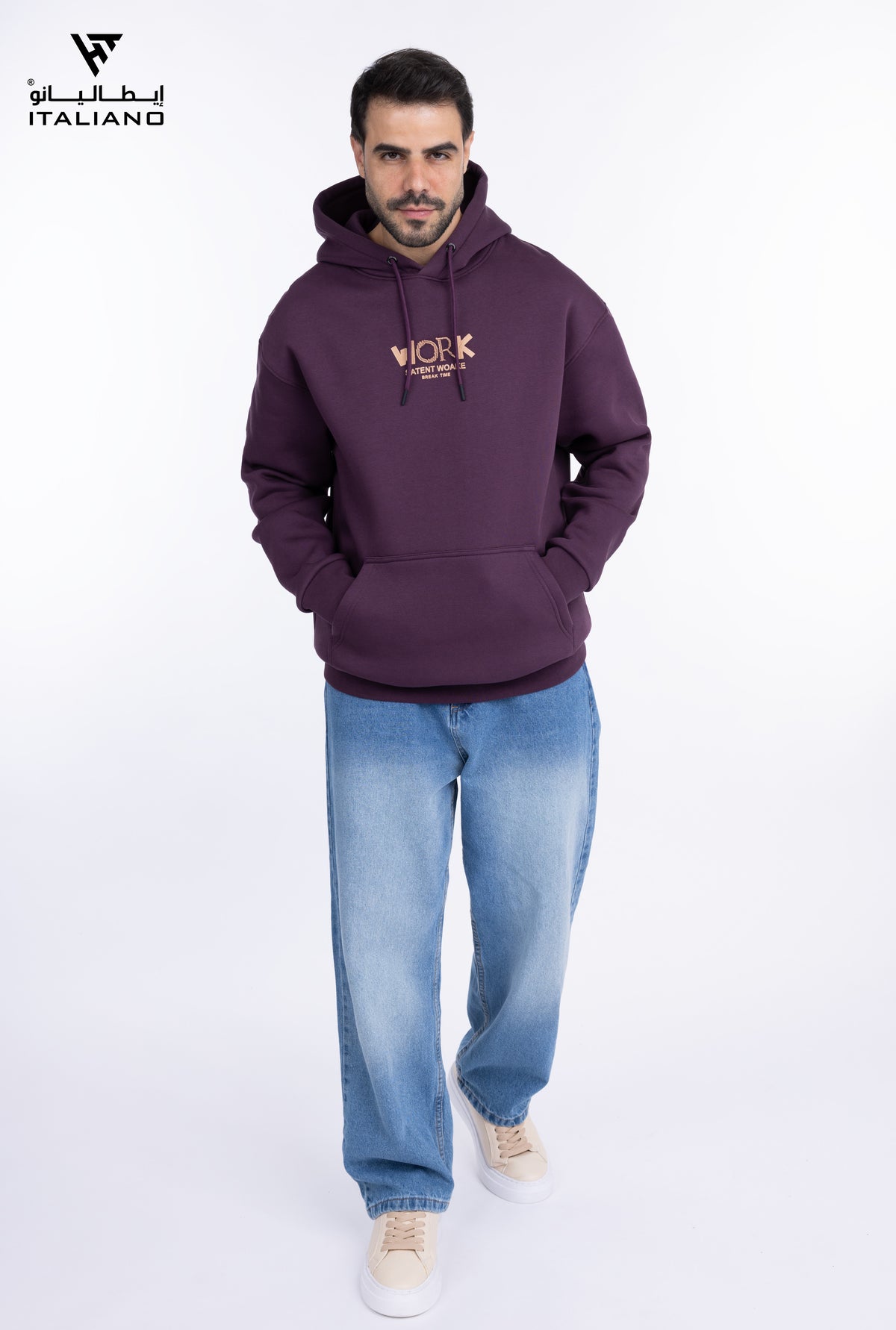 Men OverSize Hoodie Italiano93