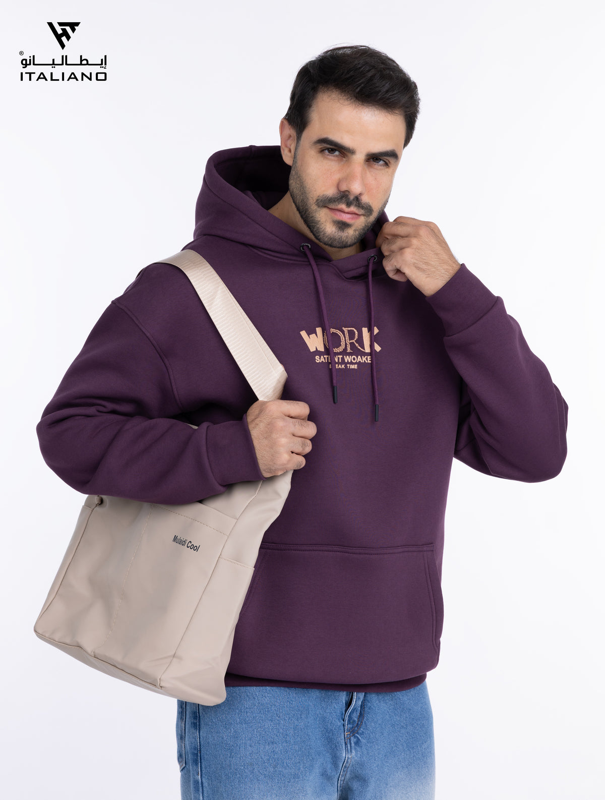 Men OverSize Hoodie Italiano93